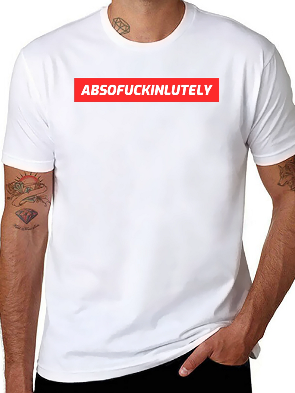 Absolutley Graphic T-Shirt - Red Box Logo