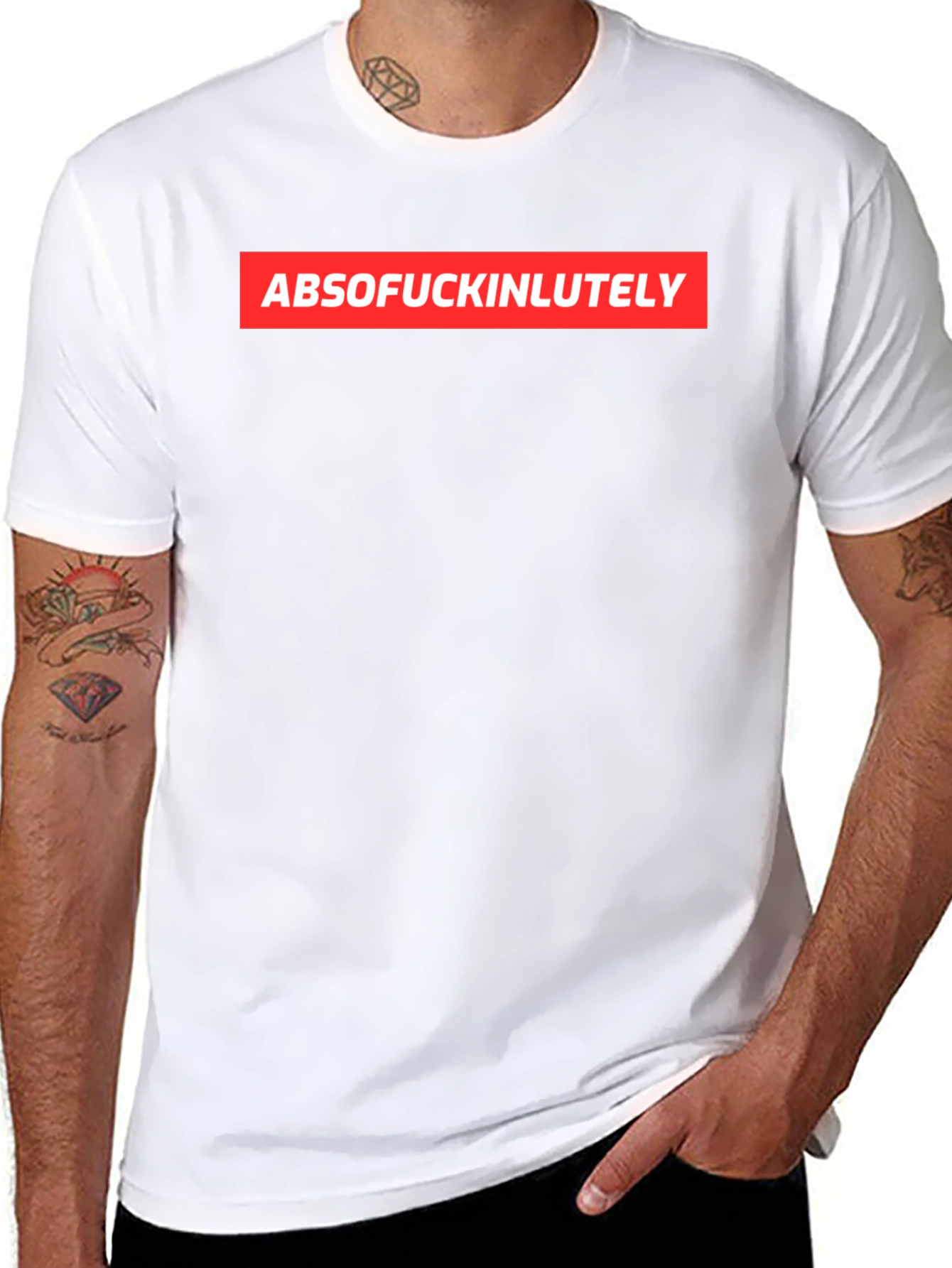 Absolutley Graphic T-Shirt - Red Box Logo