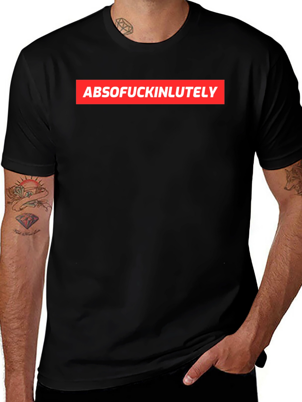 Absolutley Graphic T-Shirt - Red Box Logo