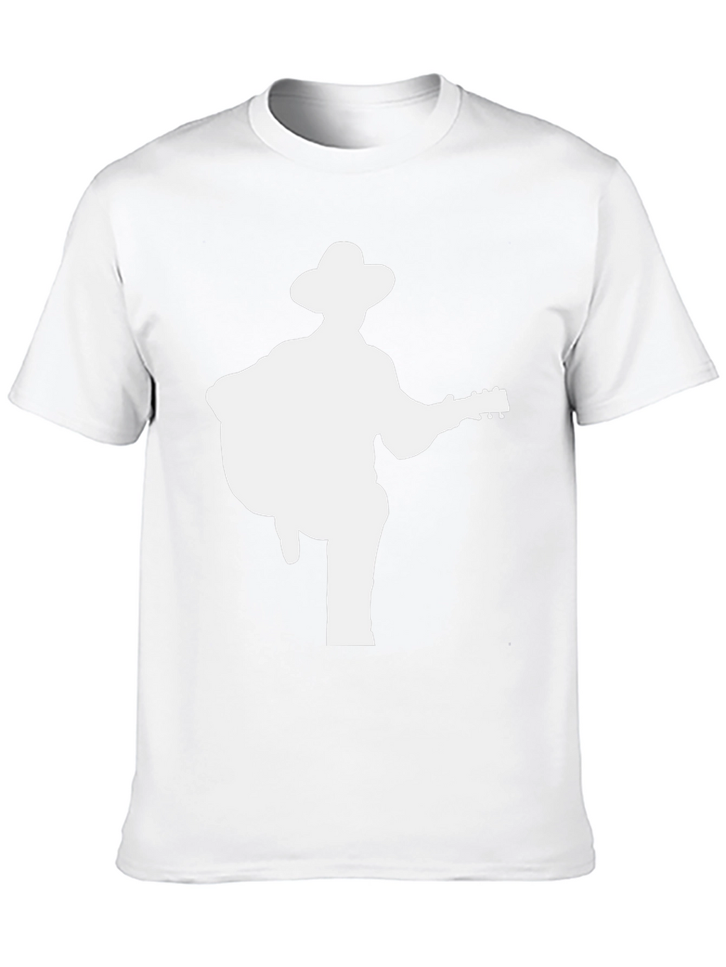 Musician Silhouette Black T-Shirt