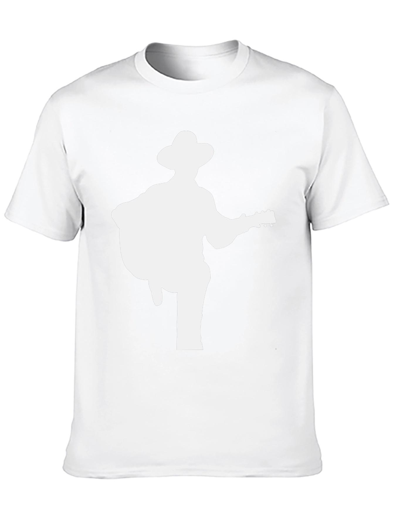 Musician Silhouette Black T-Shirt