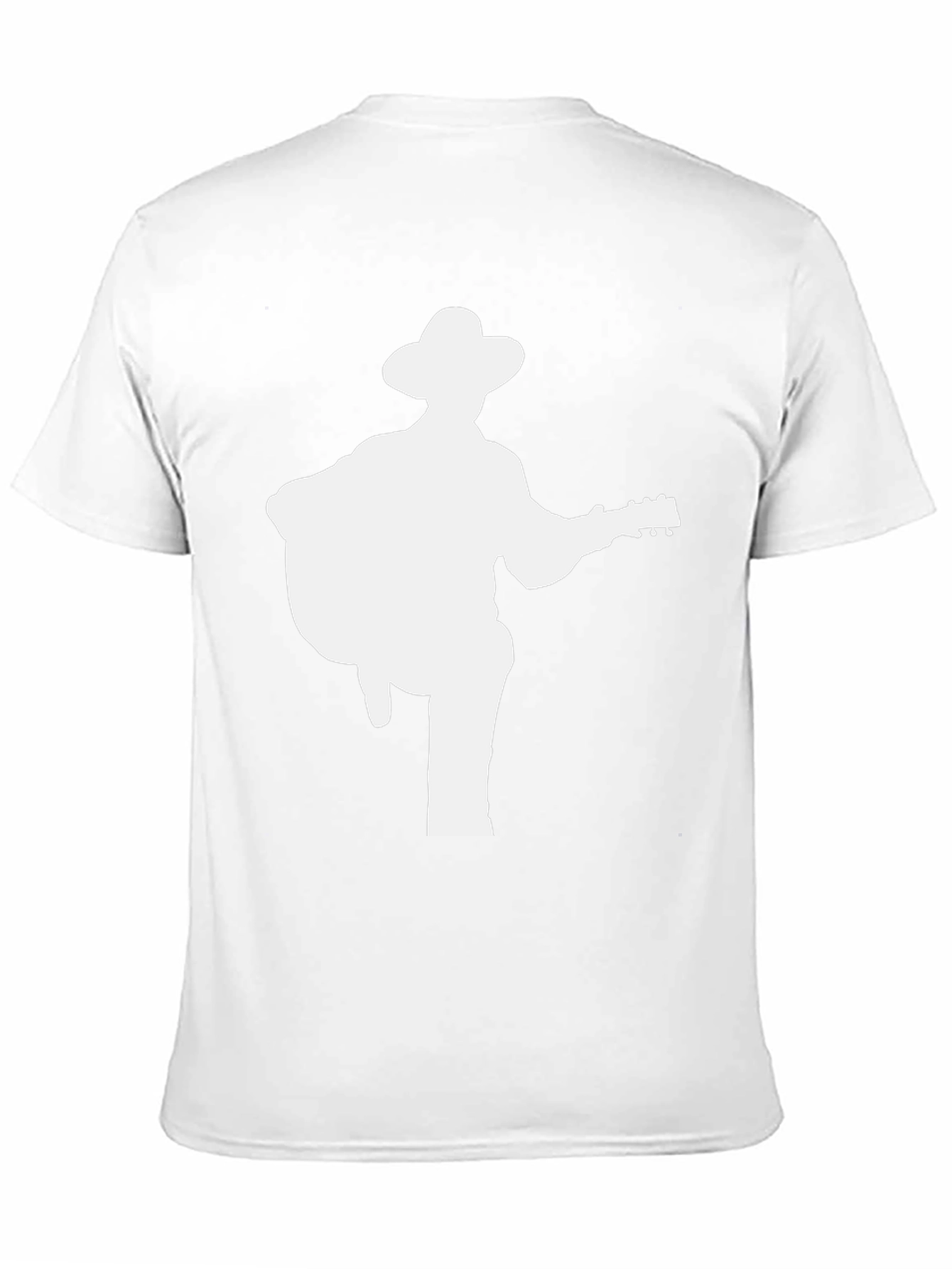Musician Silhouette Black T-Shirt