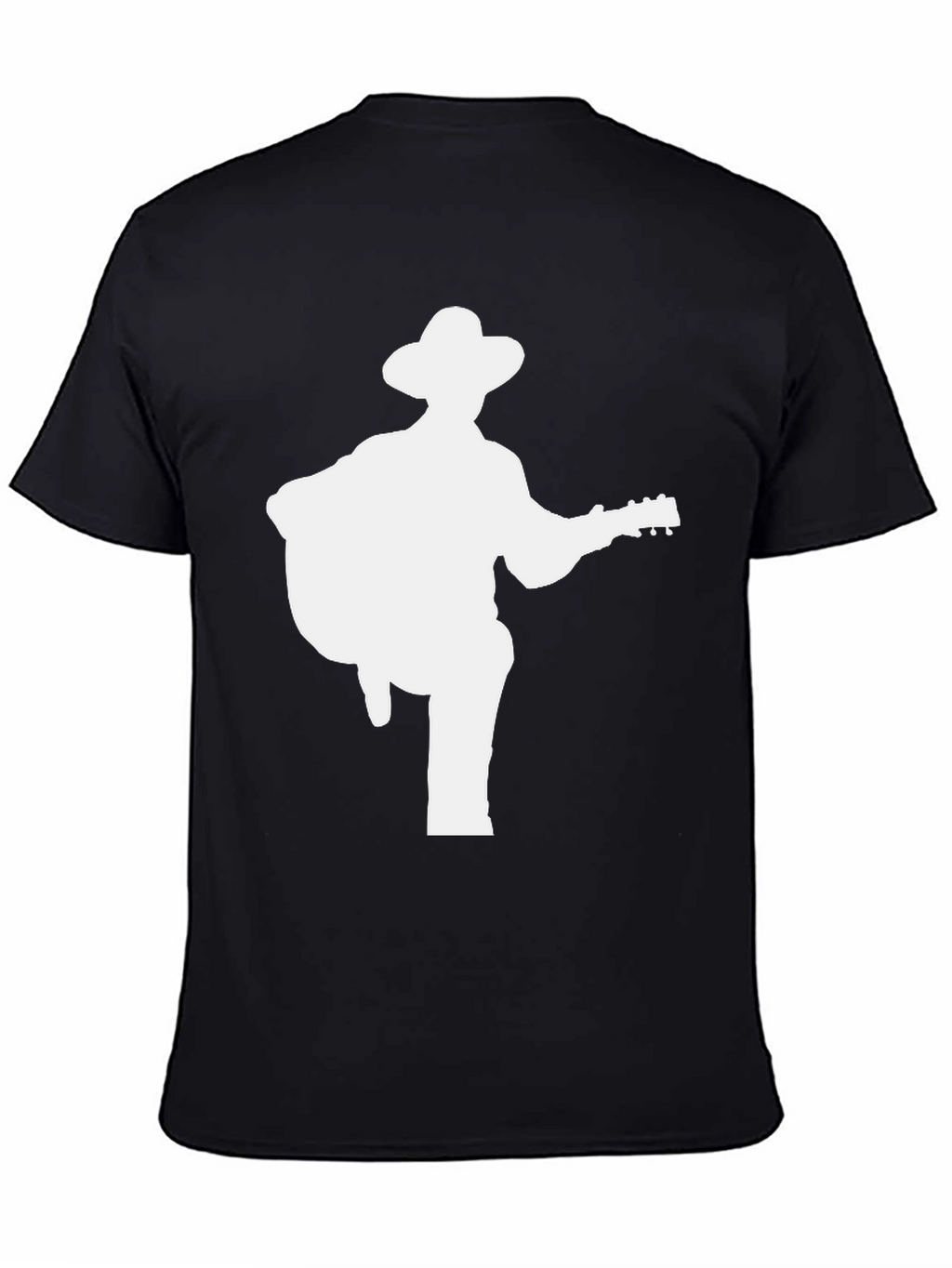 Musician Silhouette Black T-Shirt