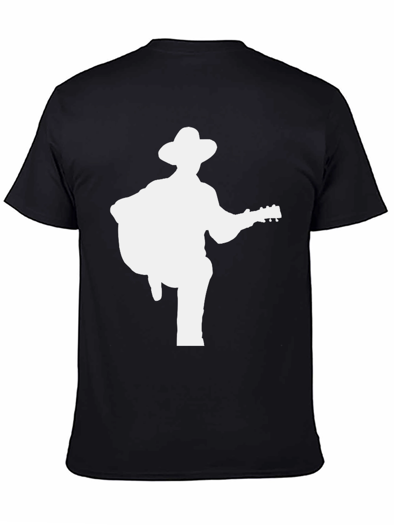 Musician Silhouette Black T-Shirt