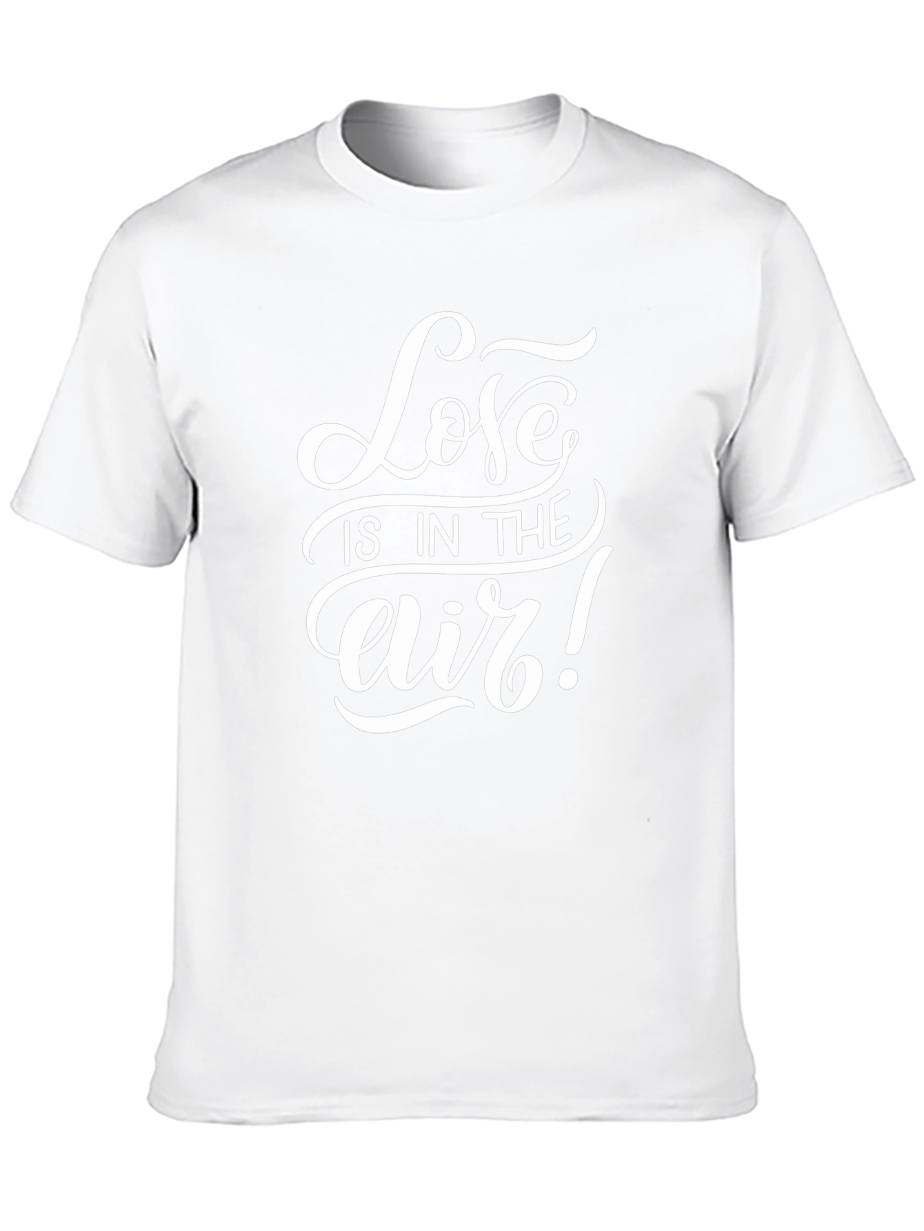 Love is in the Air Black Graphic Tee