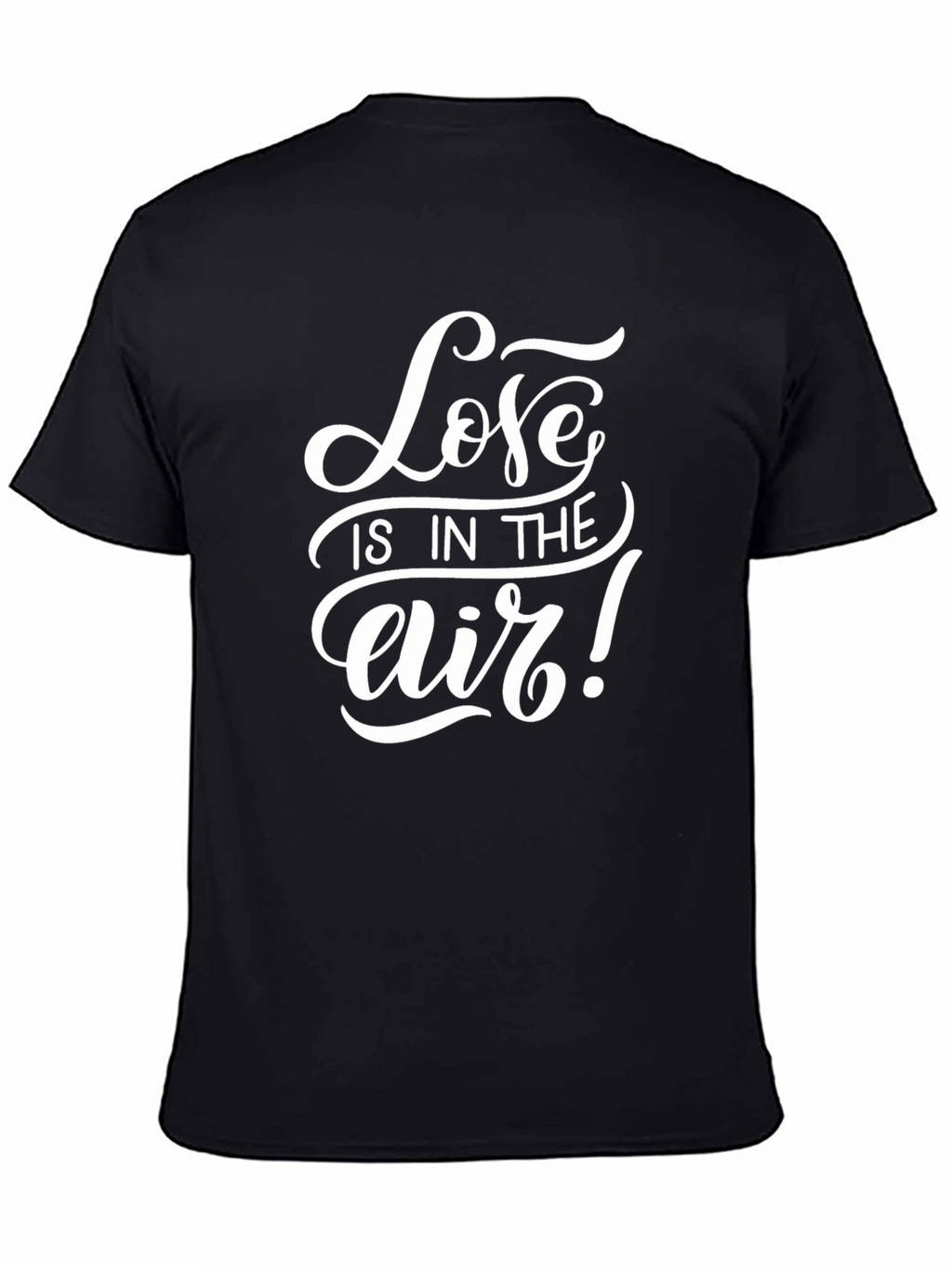 Love is in the Air Black Graphic Tee