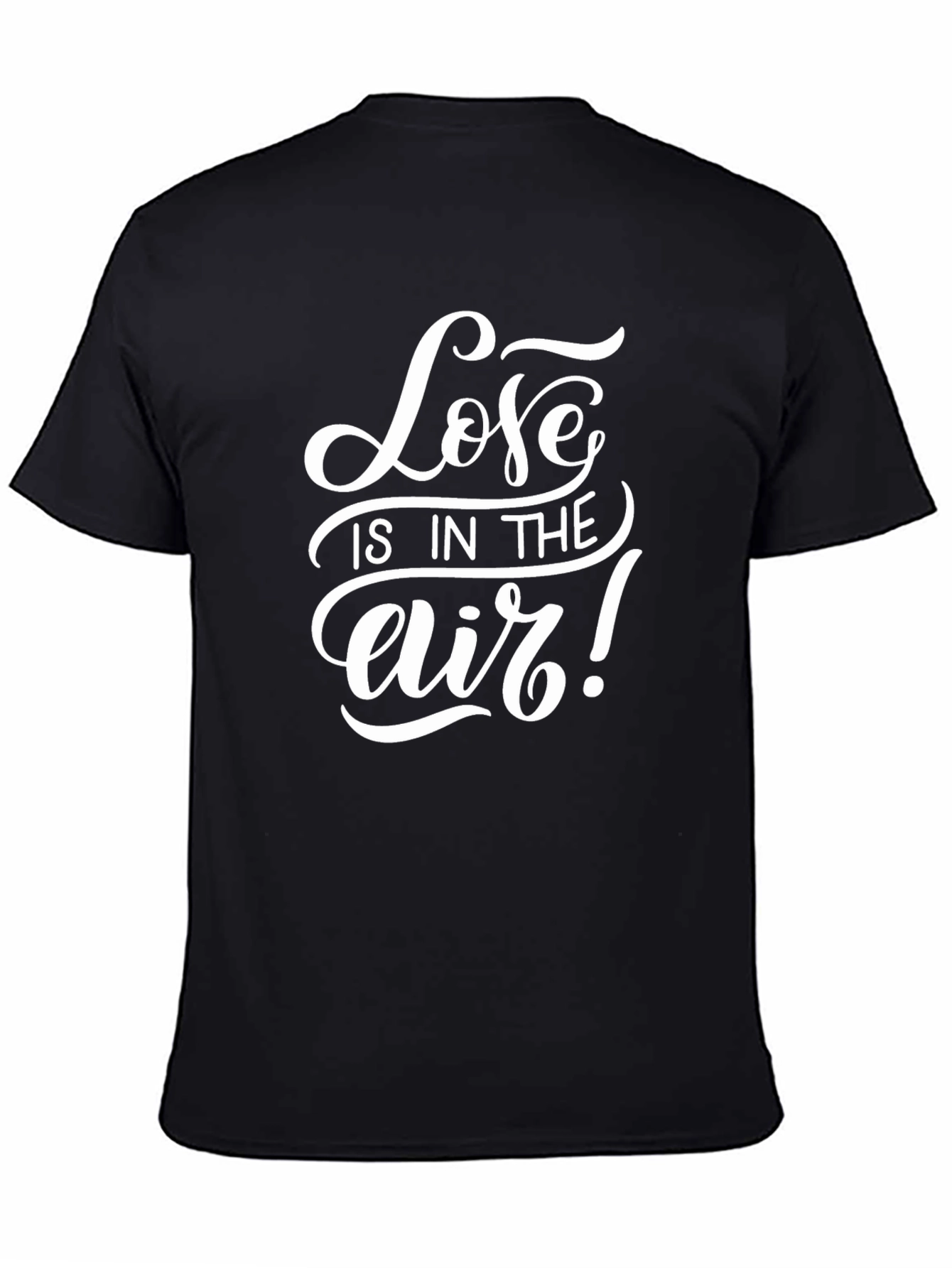 Love is in the Air Black Graphic Tee