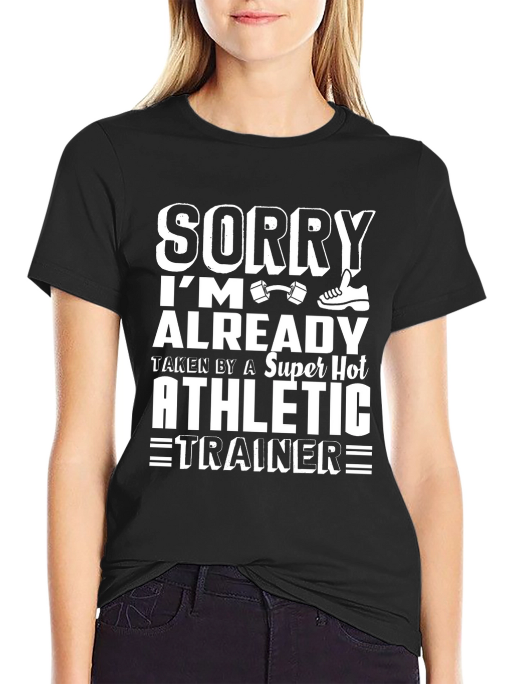 Sorry Im Taken Athletic Trainer T-Shirt