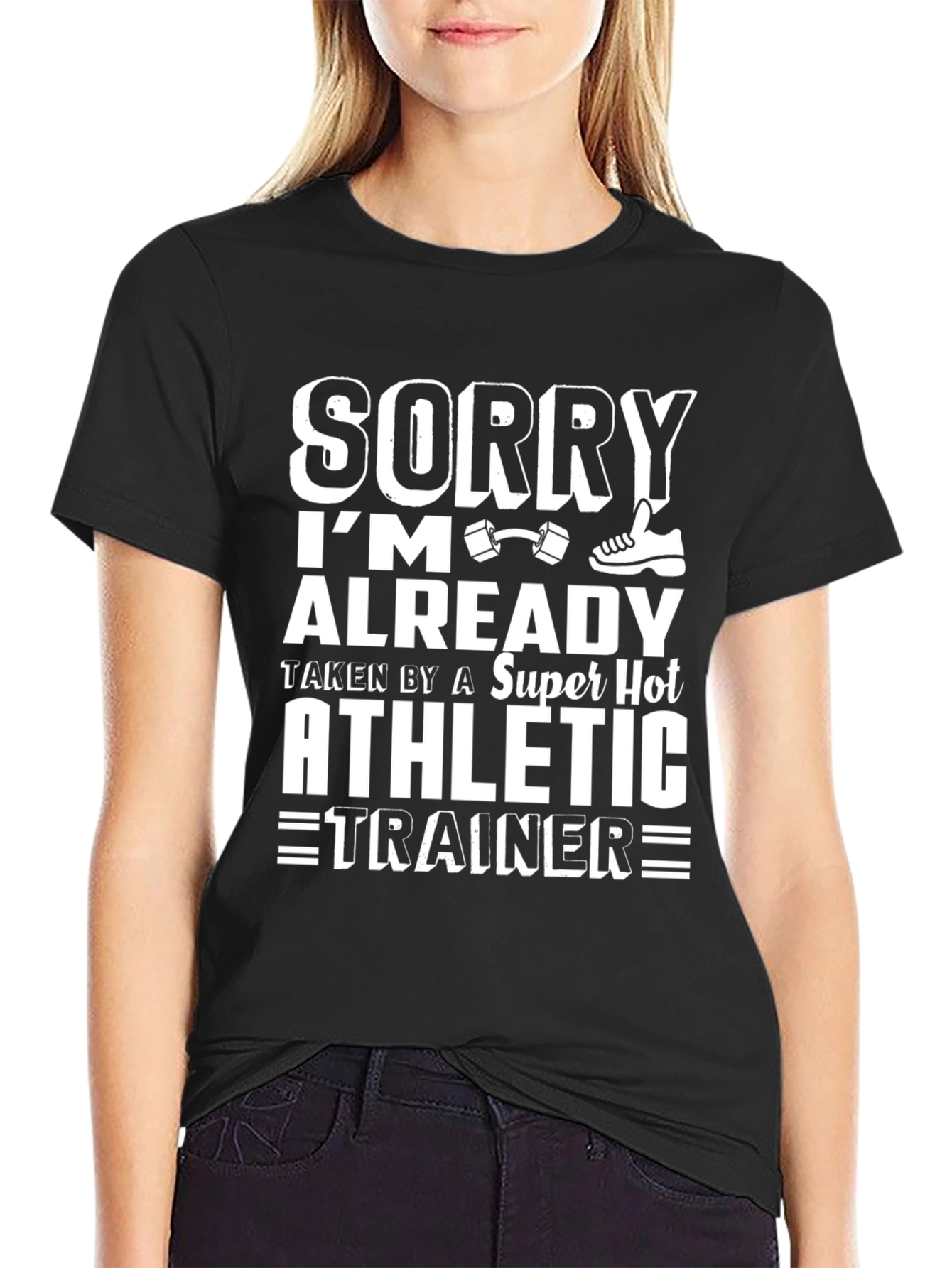 Sorry Im Taken Athletic Trainer T-Shirt