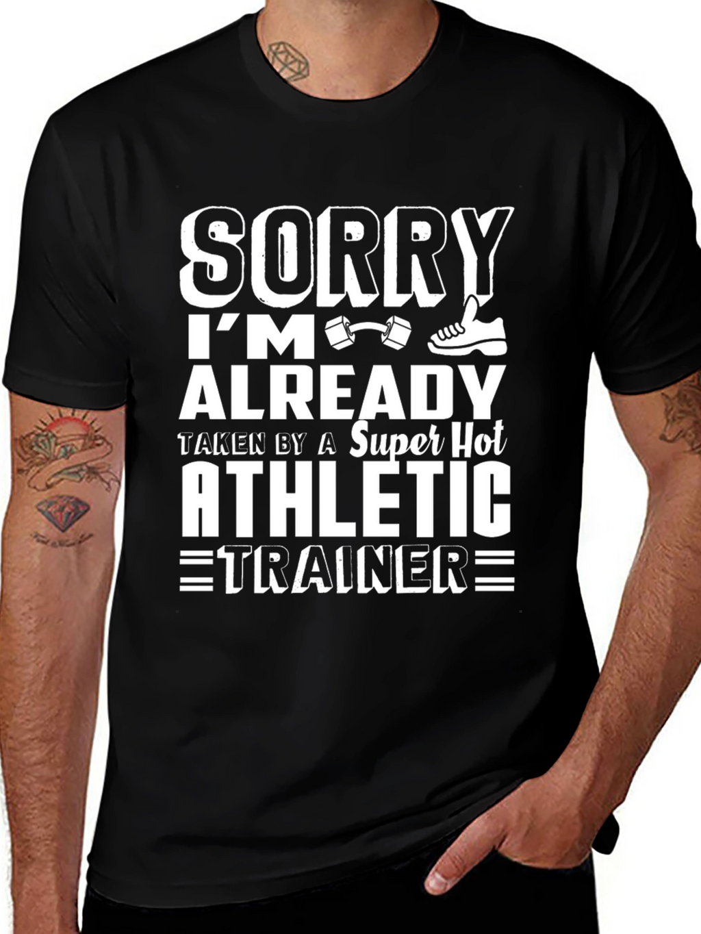 Sorry Im Taken Athletic Trainer T-Shirt