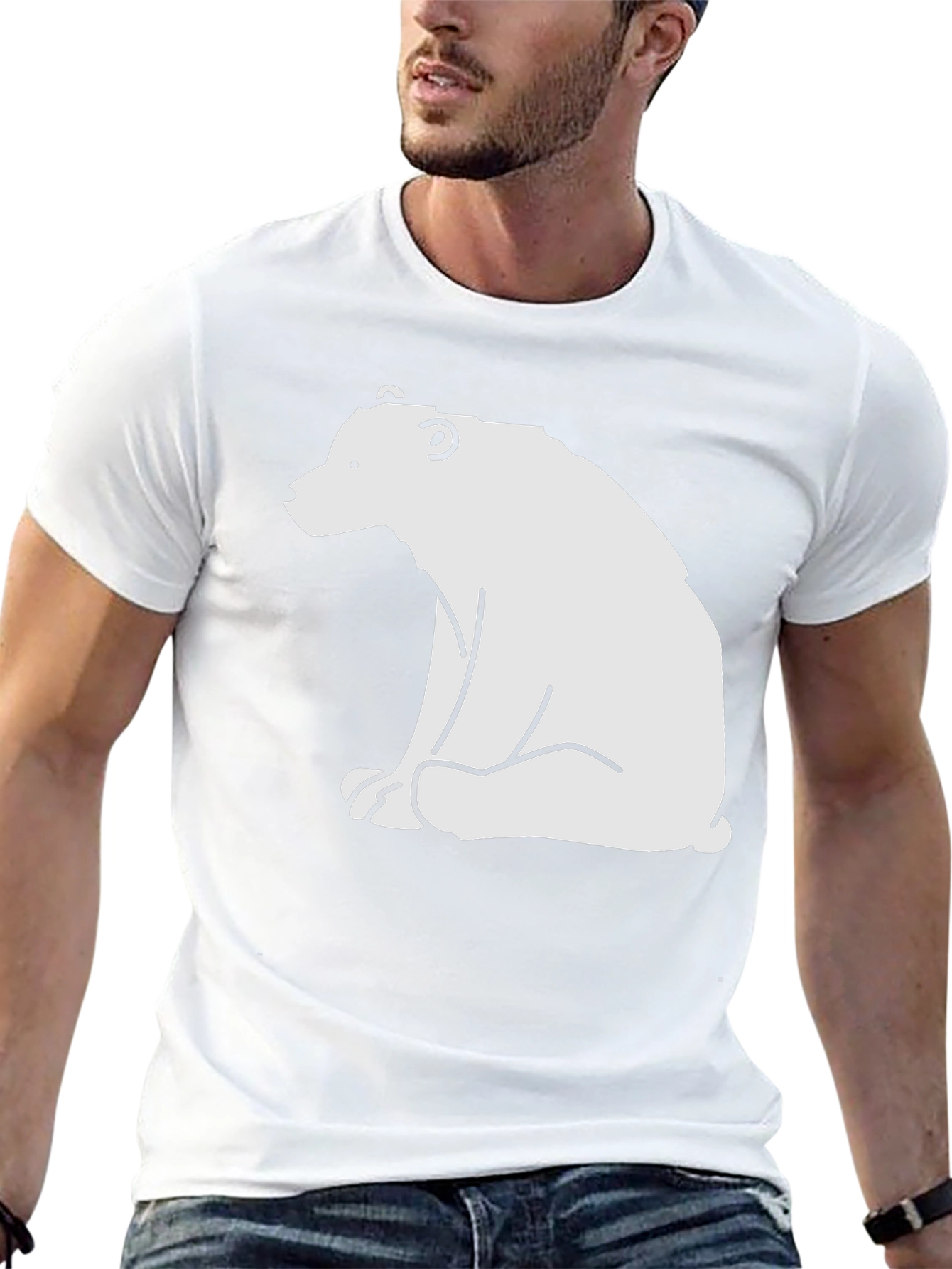Bear Graphic T-Shirt - Casual Style