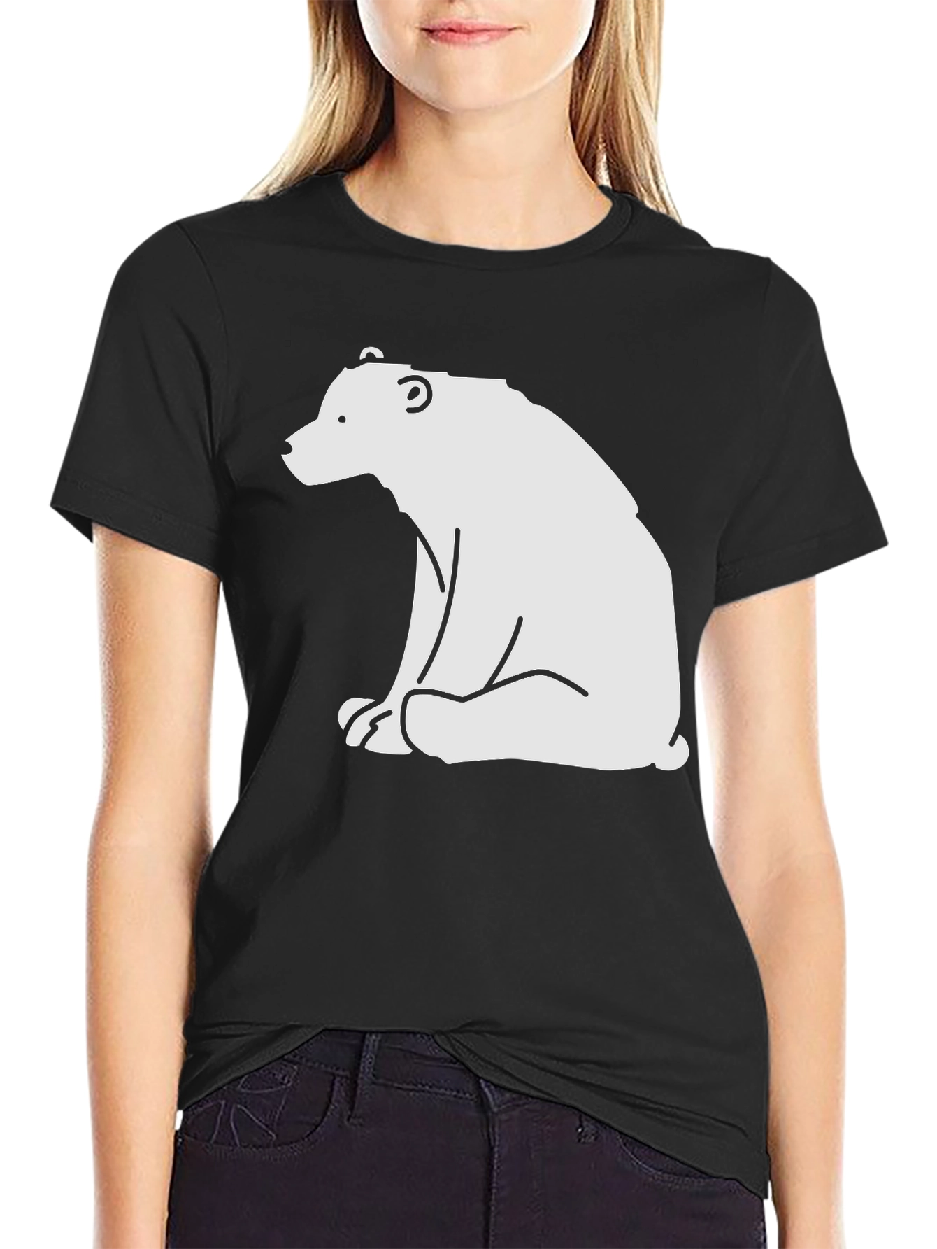 Bear Graphic T-Shirt - Casual Style