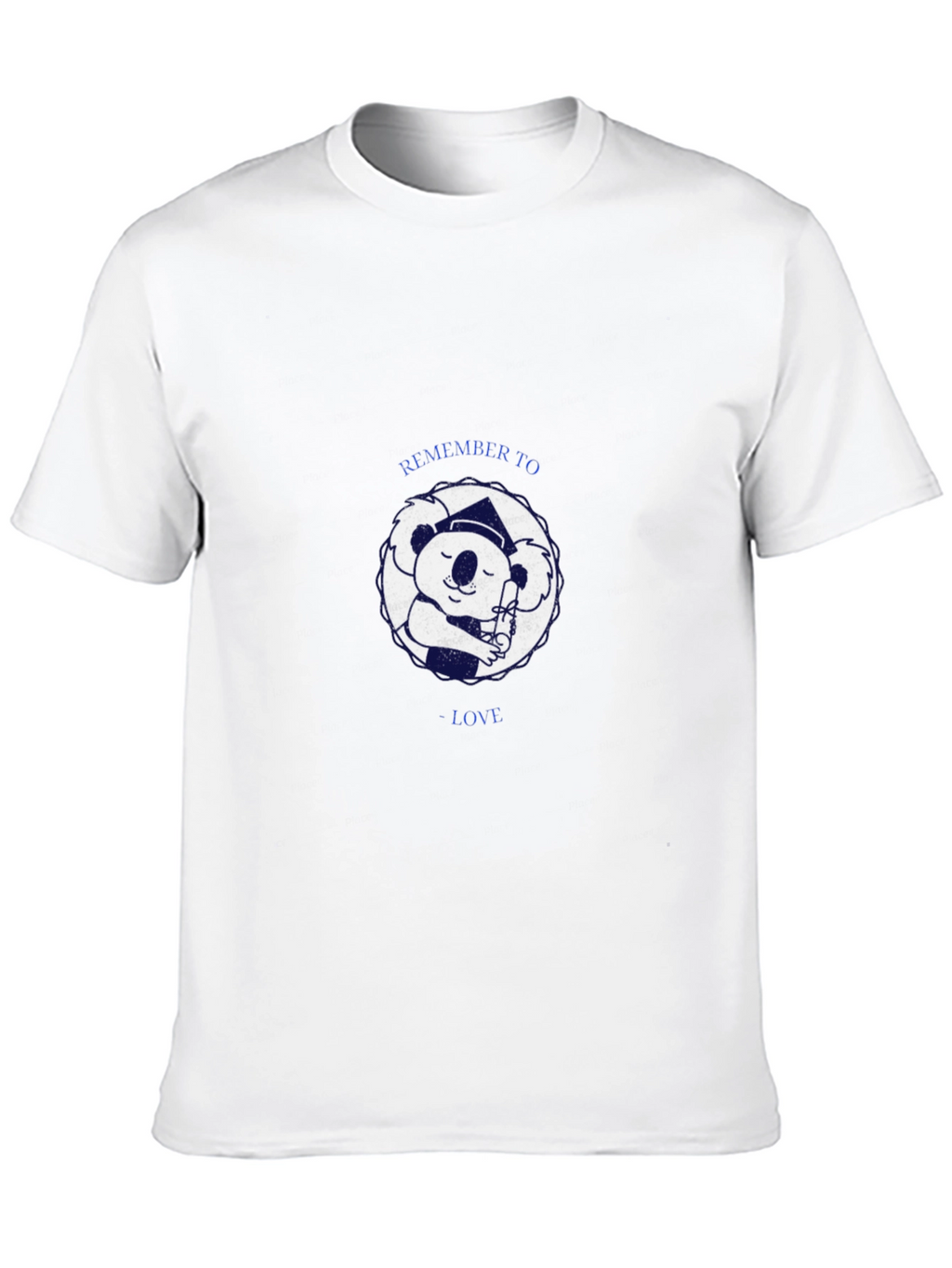 Koala Graduate Black T-Shirt - Remember To Love