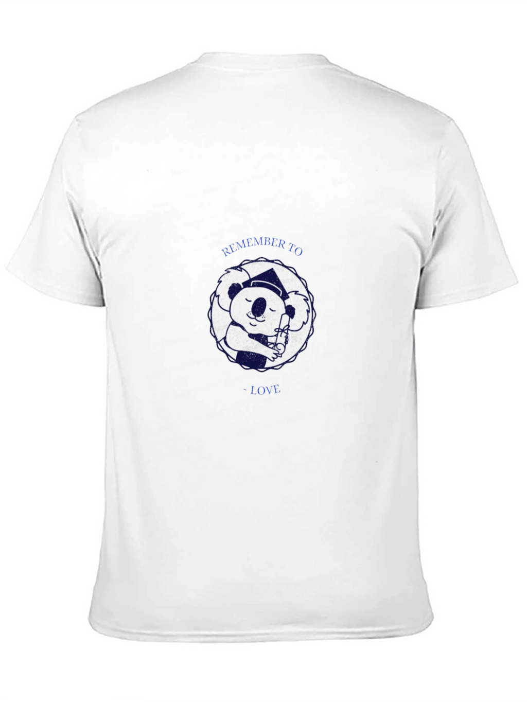 Koala Graduate Black T-Shirt - Remember To Love