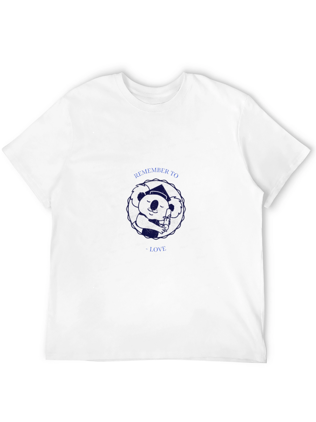 Koala Graduate Black T-Shirt - Remember To Love