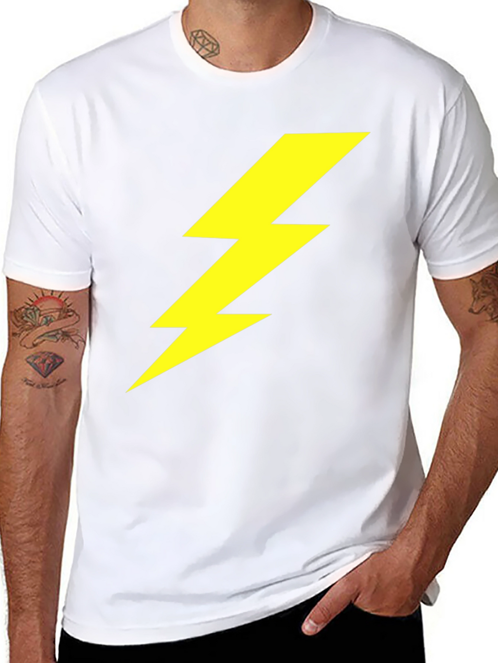 Lightning Bolt Black T-Shirt