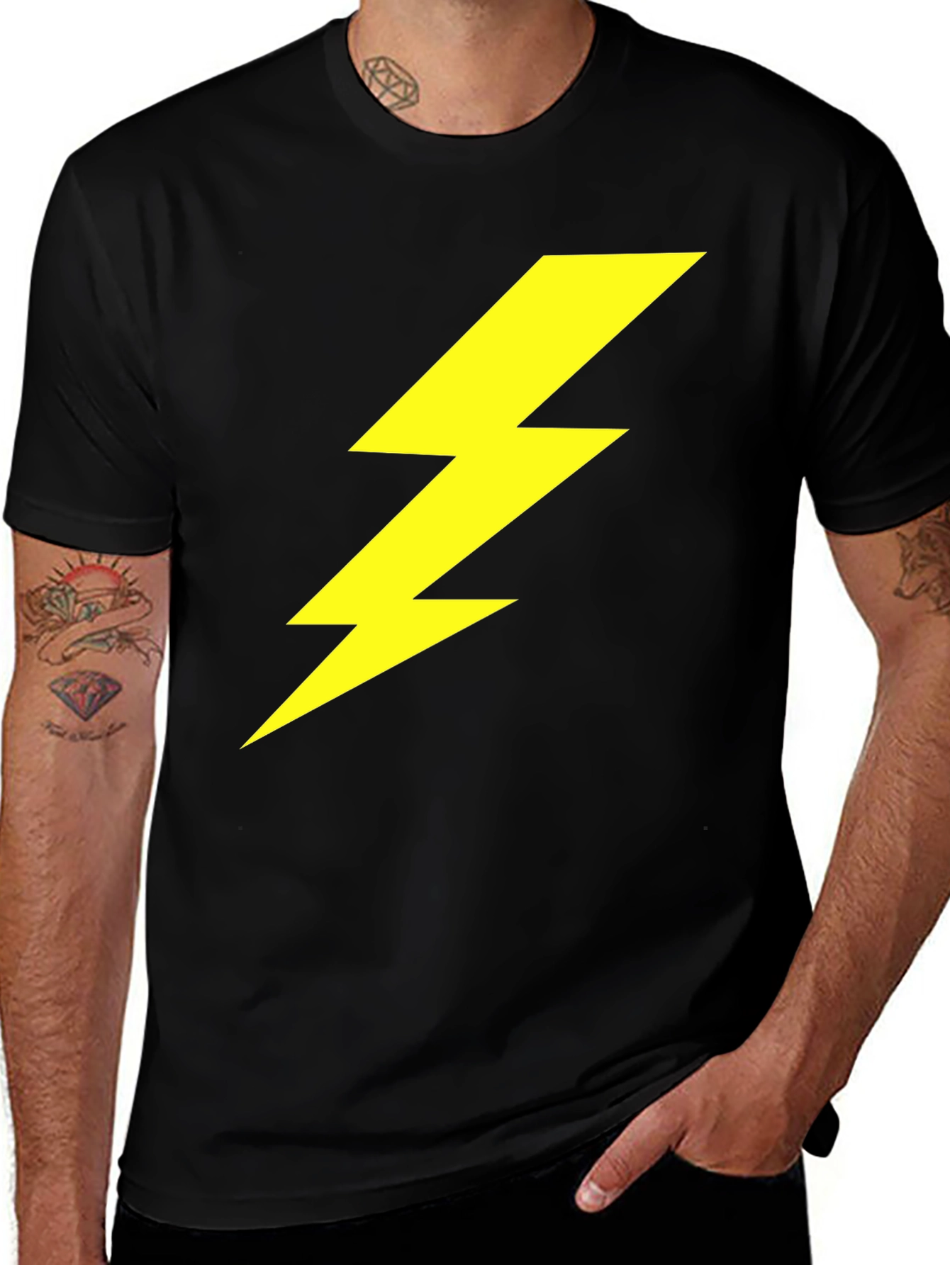 Lightning Bolt Black T-Shirt