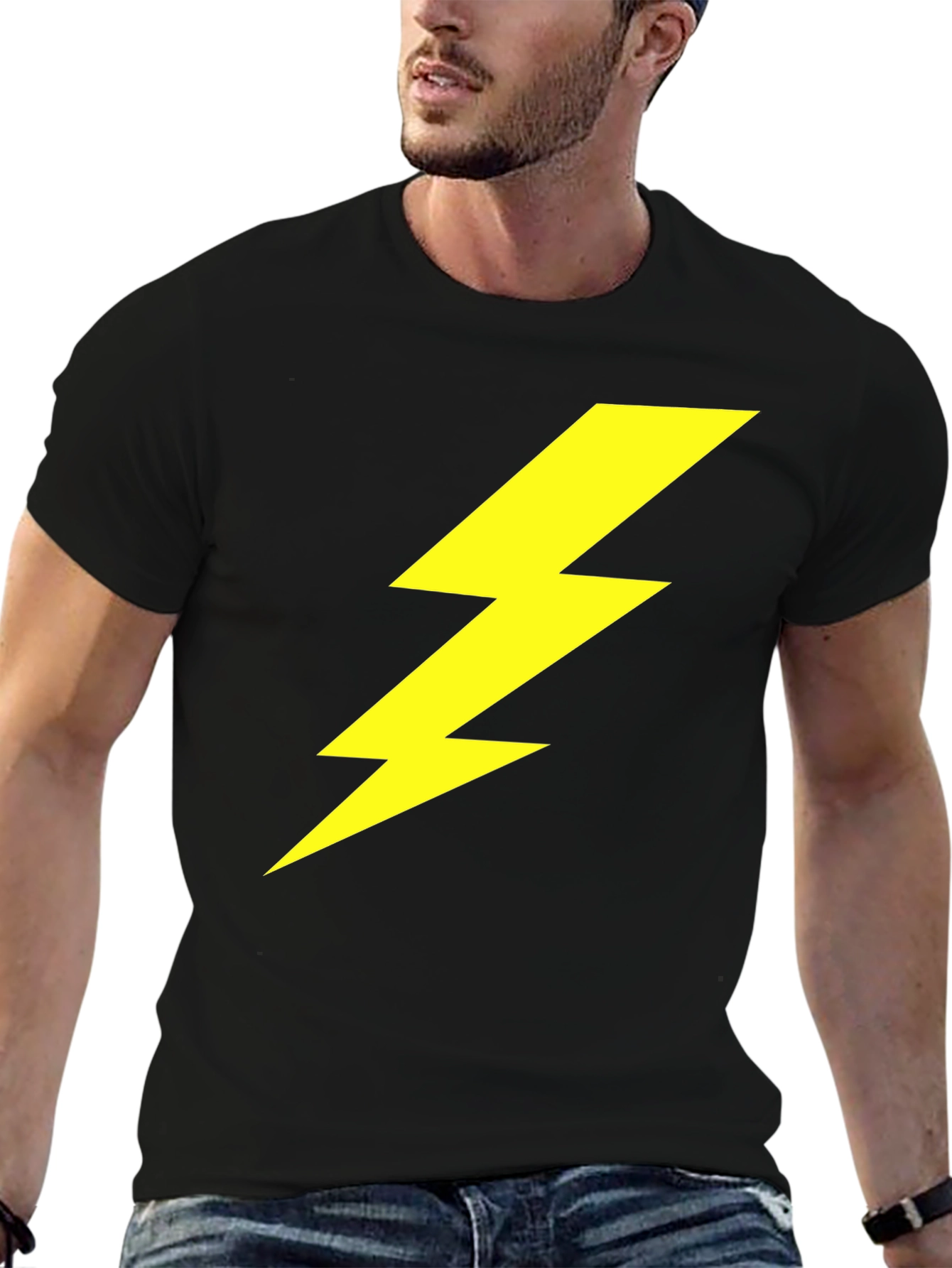 Lightning Bolt Black T-Shirt