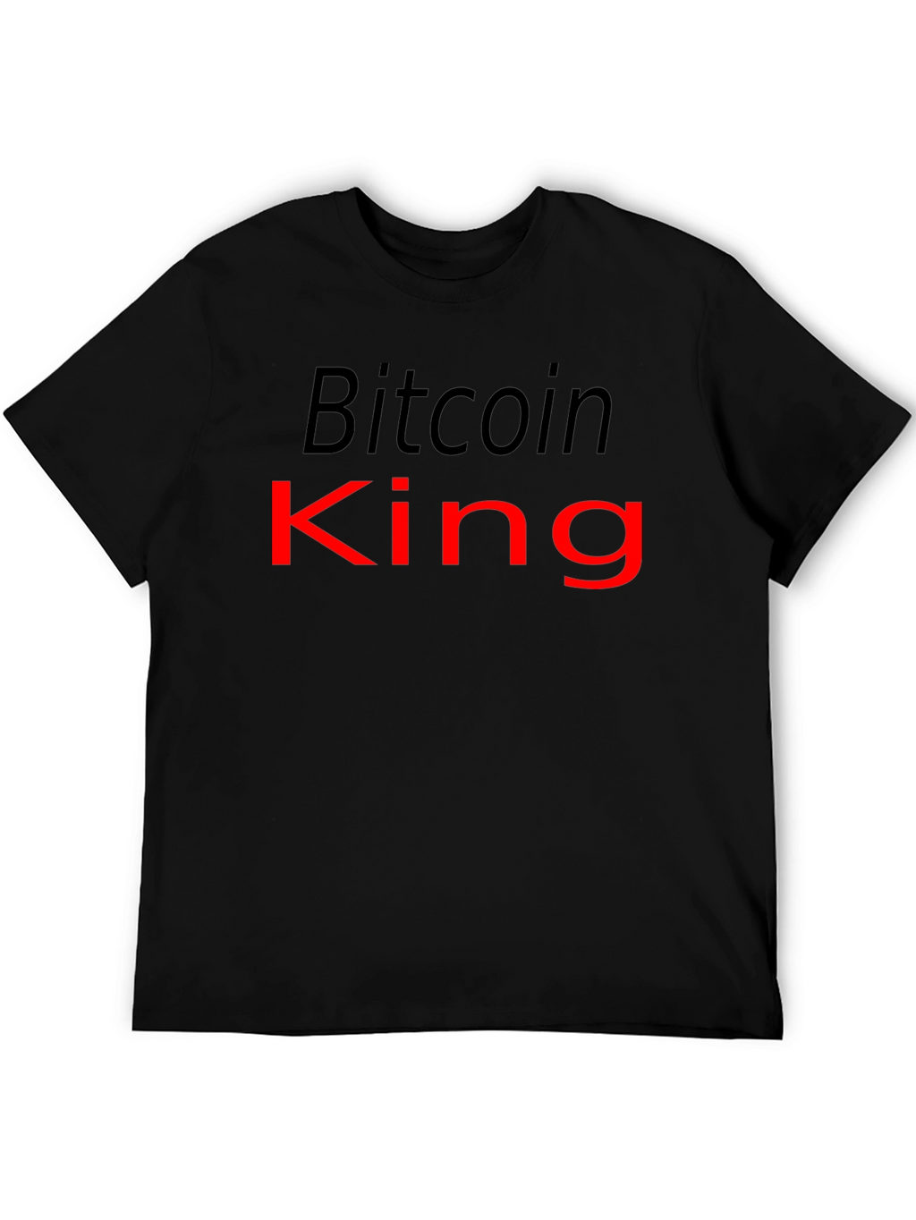 Bitcoin King Graphic T-Shirt - Crypto Currency Tee