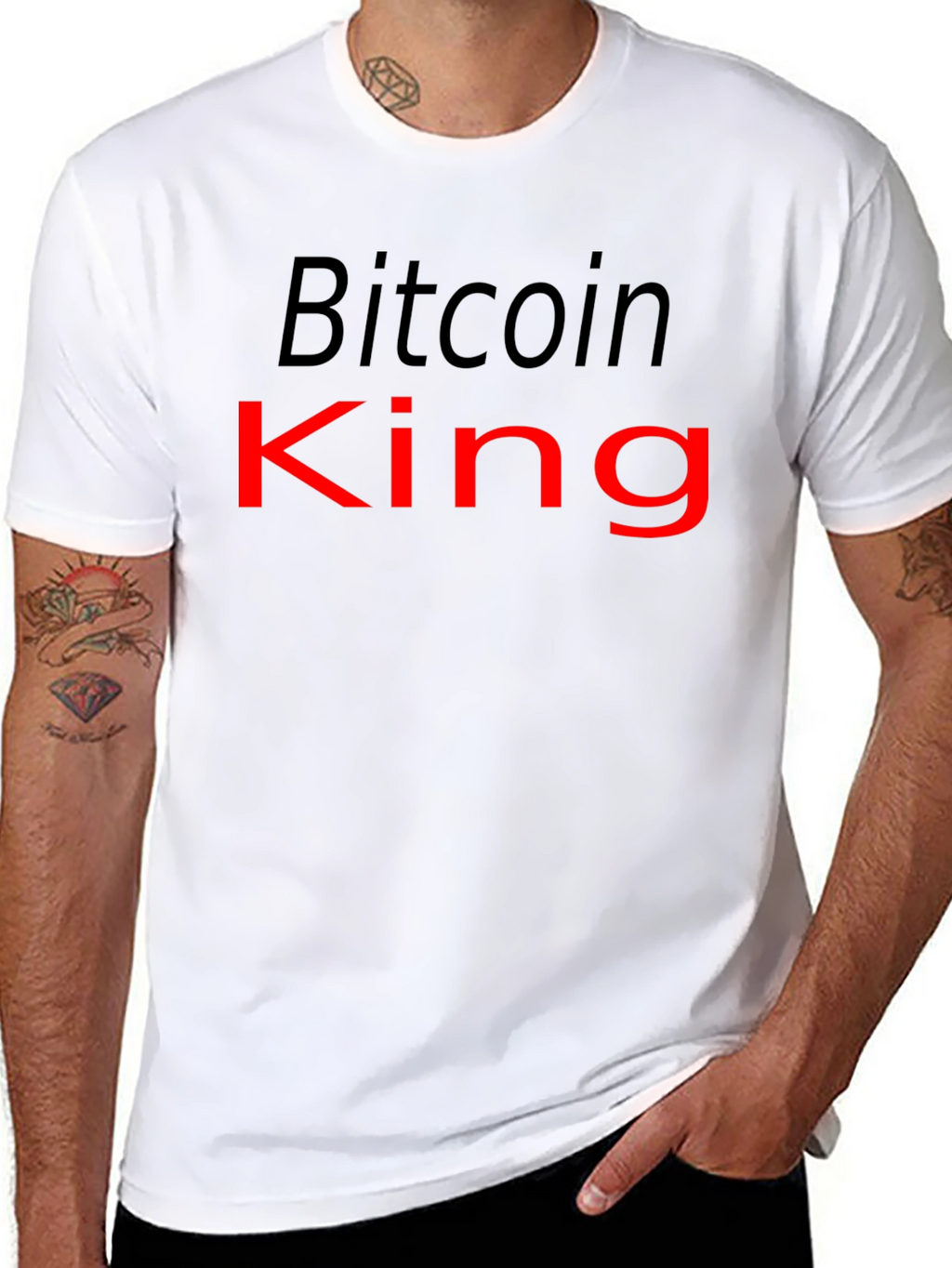 Bitcoin King Graphic T-Shirt - Crypto Currency Tee
