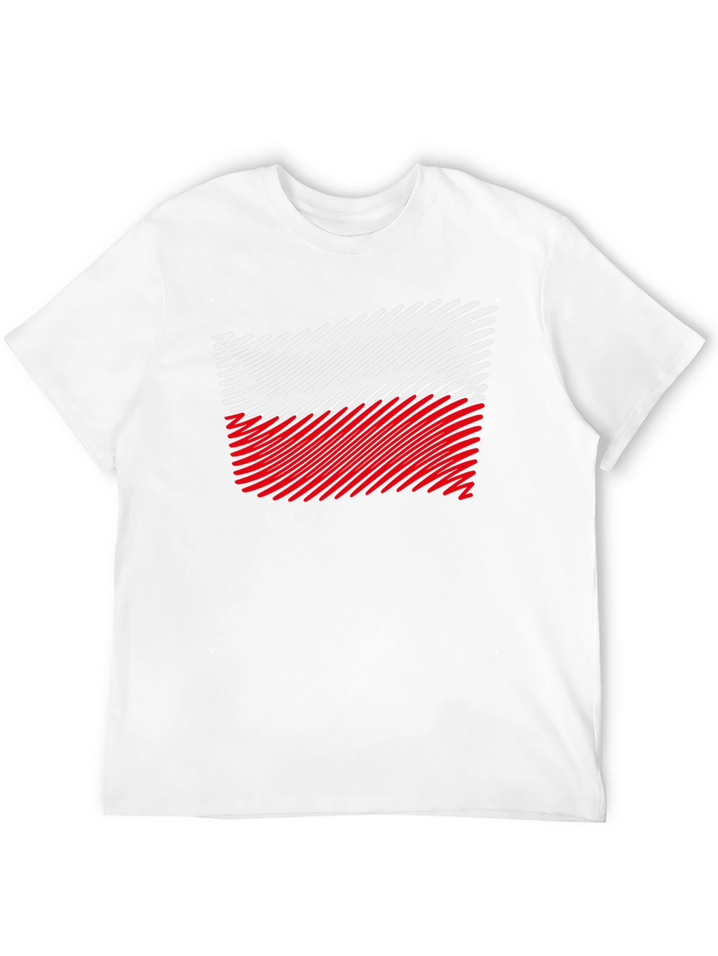 Poland Flag T-Shirt - Unique Striped Design