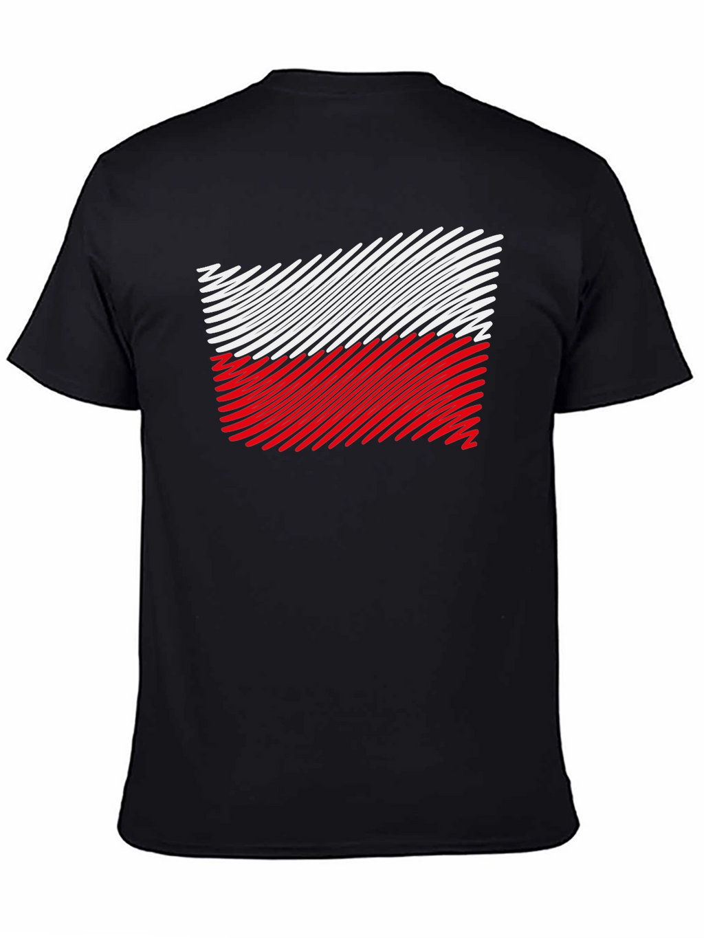 Poland Flag T-Shirt - Unique Striped Design