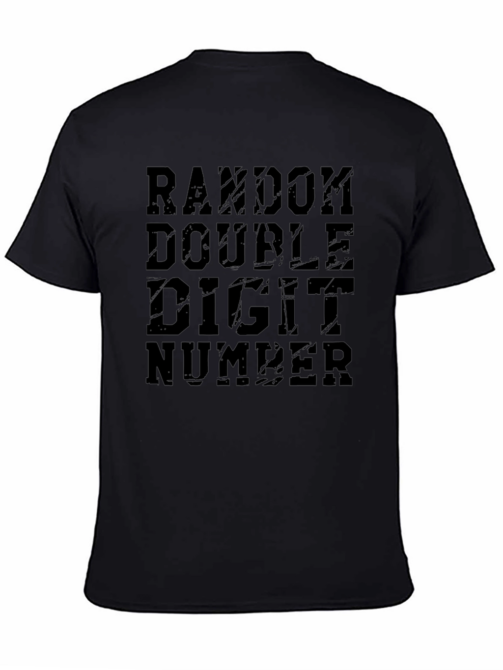 Random Double Digit Number Graphic T-Shirt