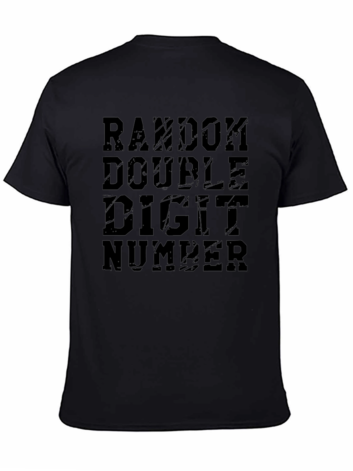 Random Double Digit Number Graphic T-Shirt