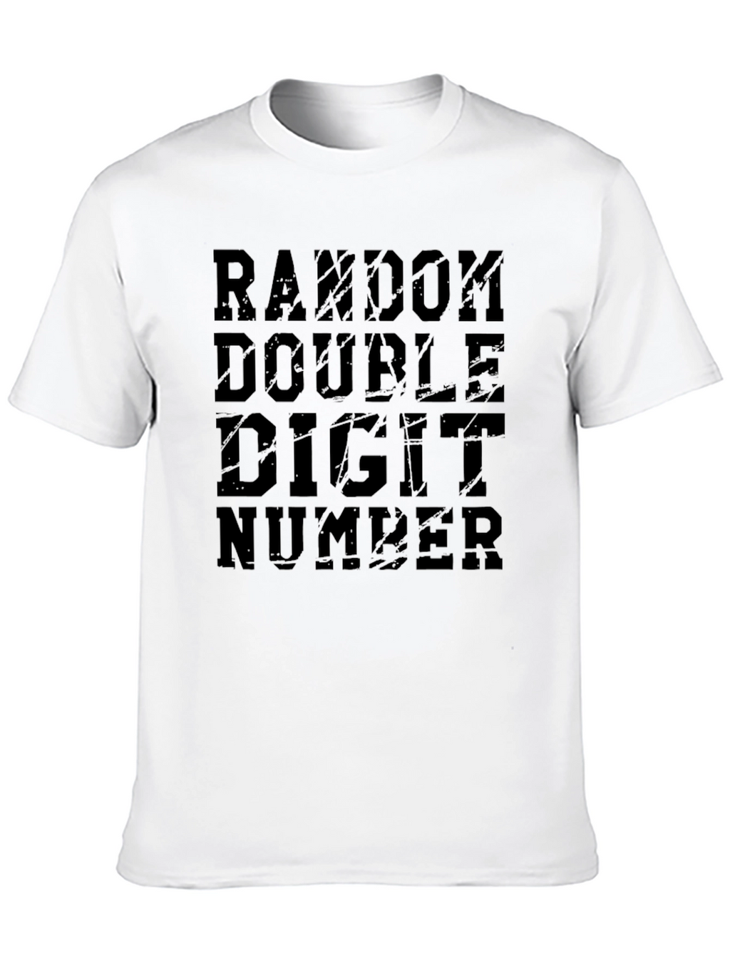 Random Double Digit Number Graphic T-Shirt
