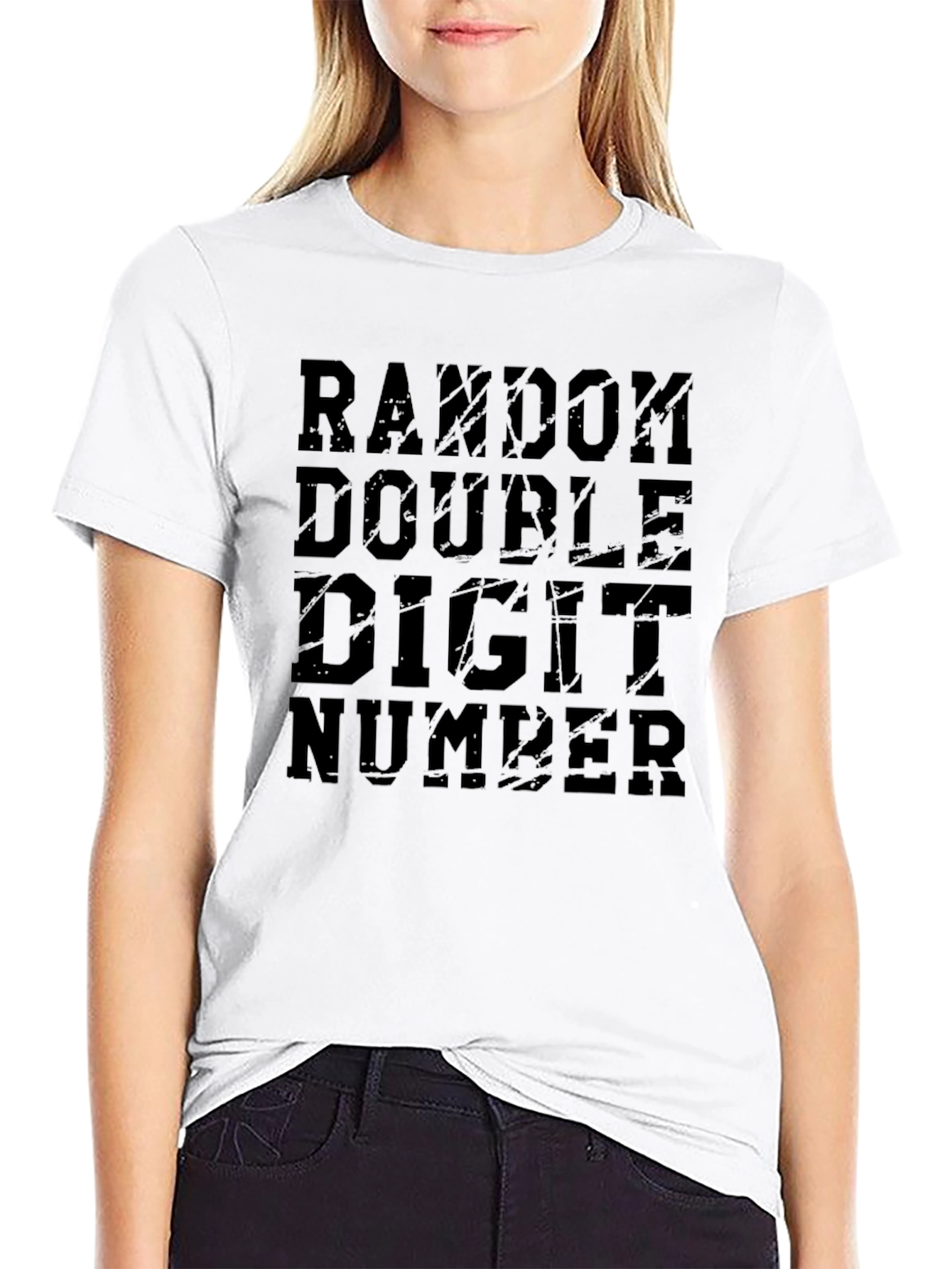 Random Double Digit Number Graphic T-Shirt