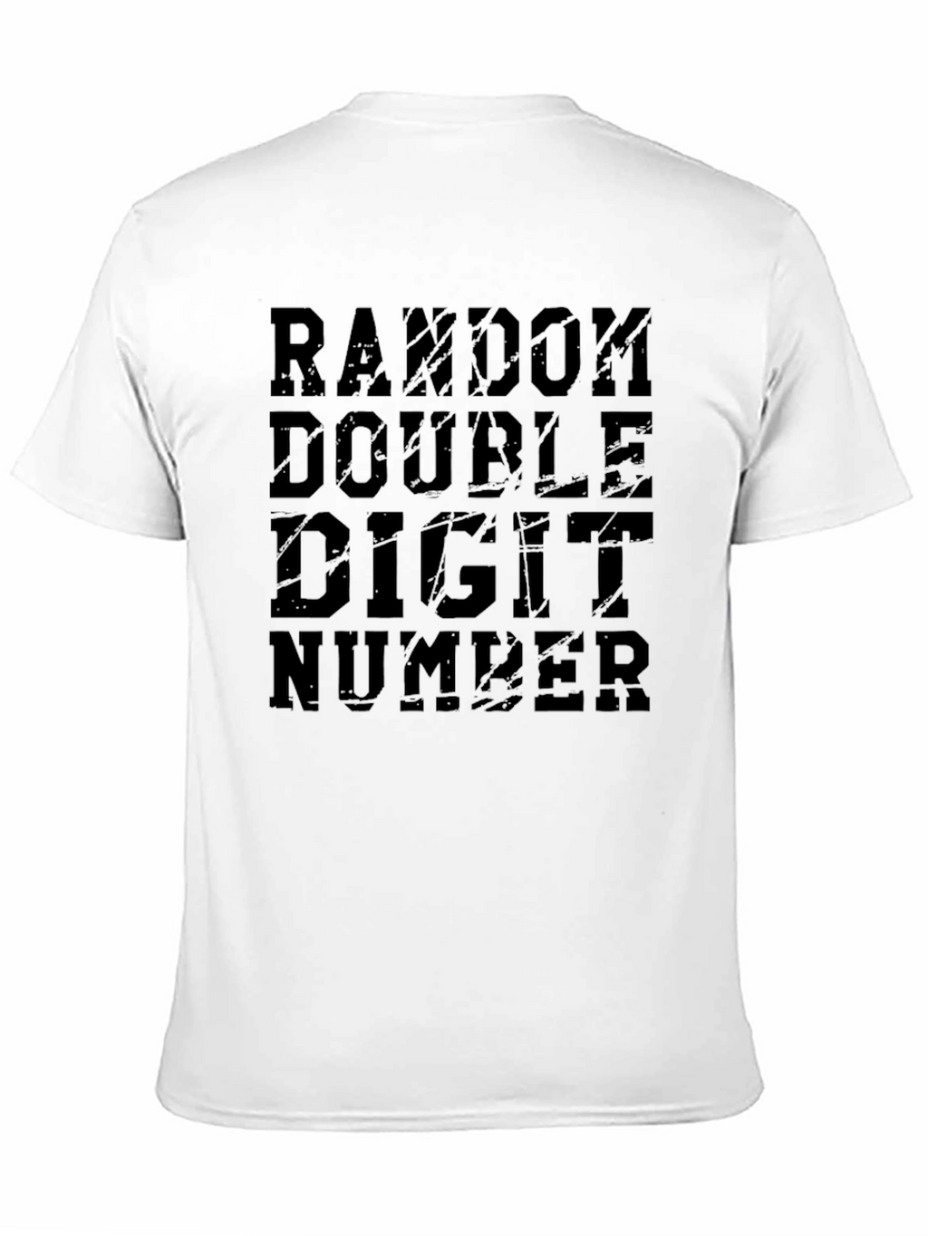 Random Double Digit Number Graphic T-Shirt