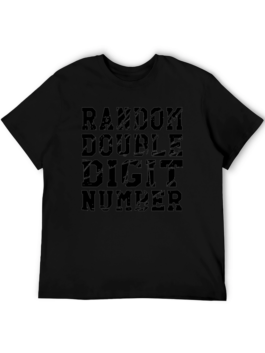 Random Double Digit Number Graphic T-Shirt