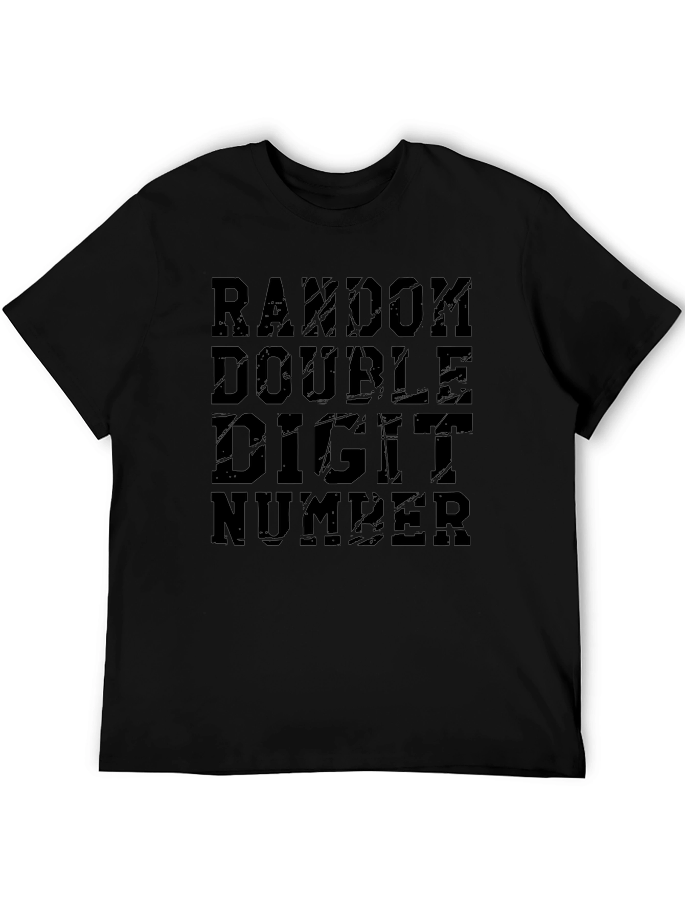 Random Double Digit Number Graphic T-Shirt