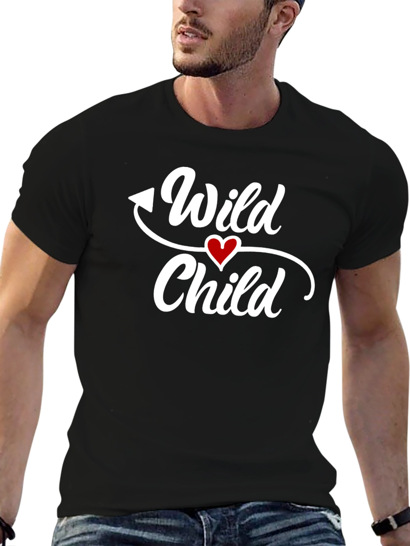 Wild Child Graphic Tee - Trendy Casual Wear