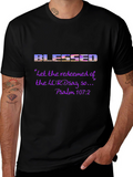 Blessed Psalm 107:2 Graphic T-Shirt