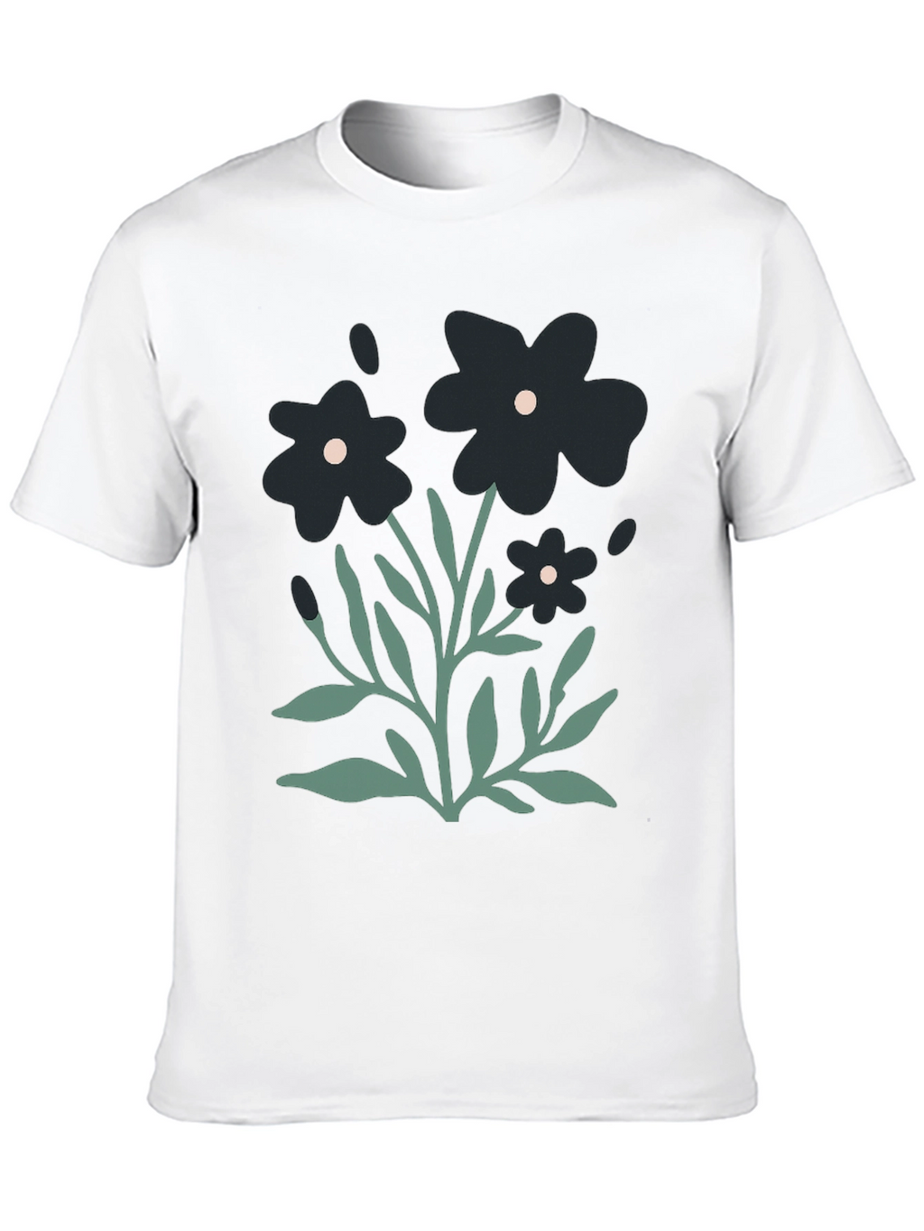 Floral Graphic Tee - Modern Casual Style