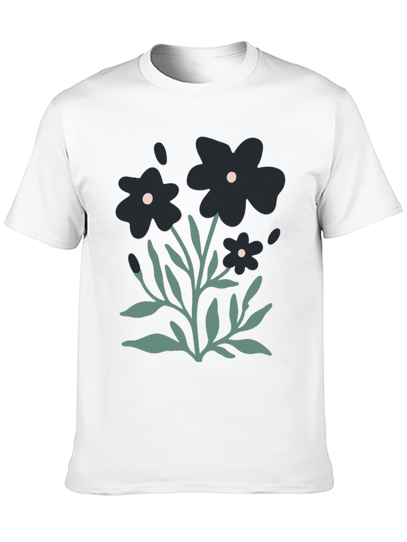 Floral Graphic Tee - Modern Casual Style
