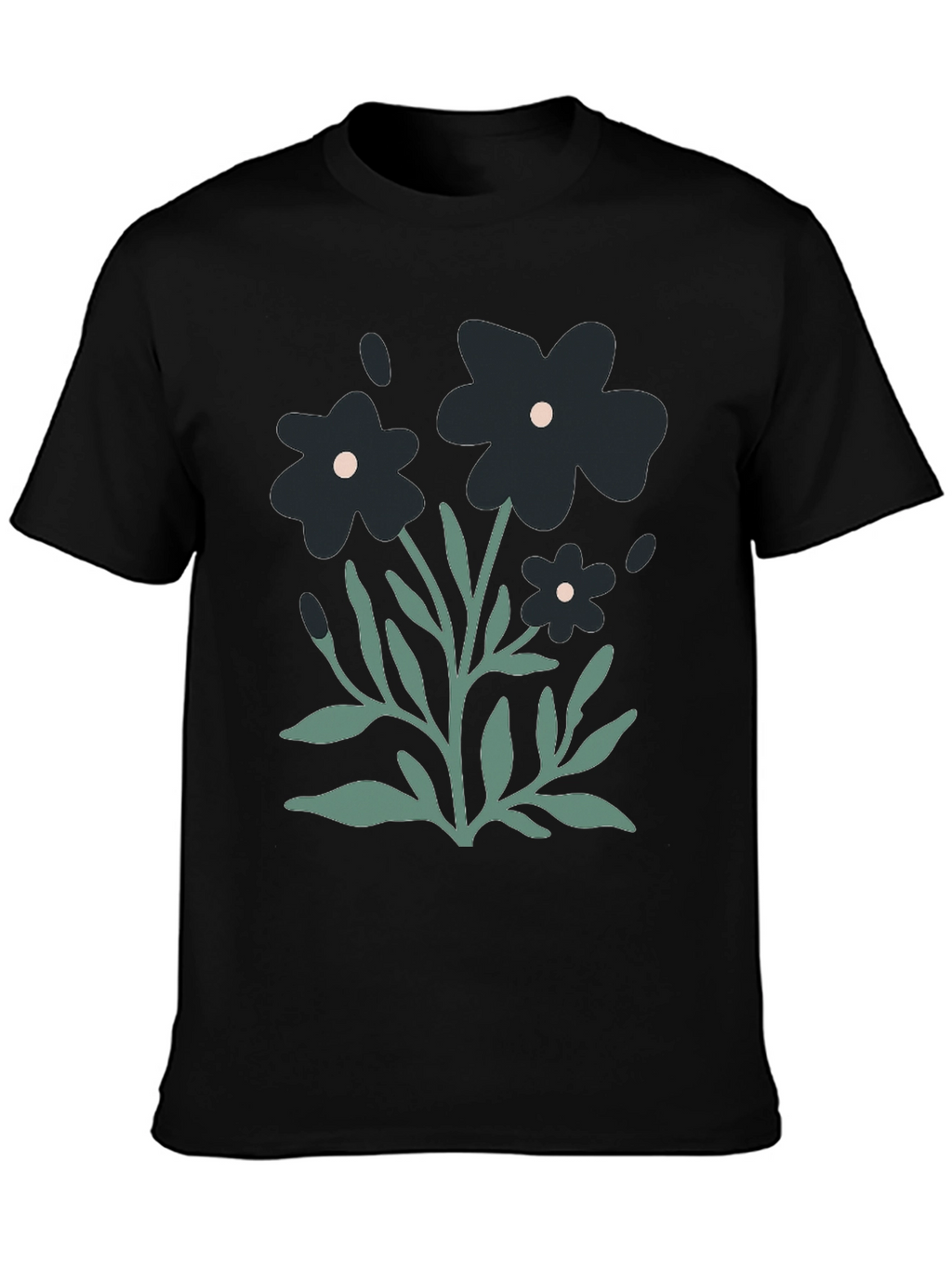 Floral Graphic Tee - Modern Casual Style