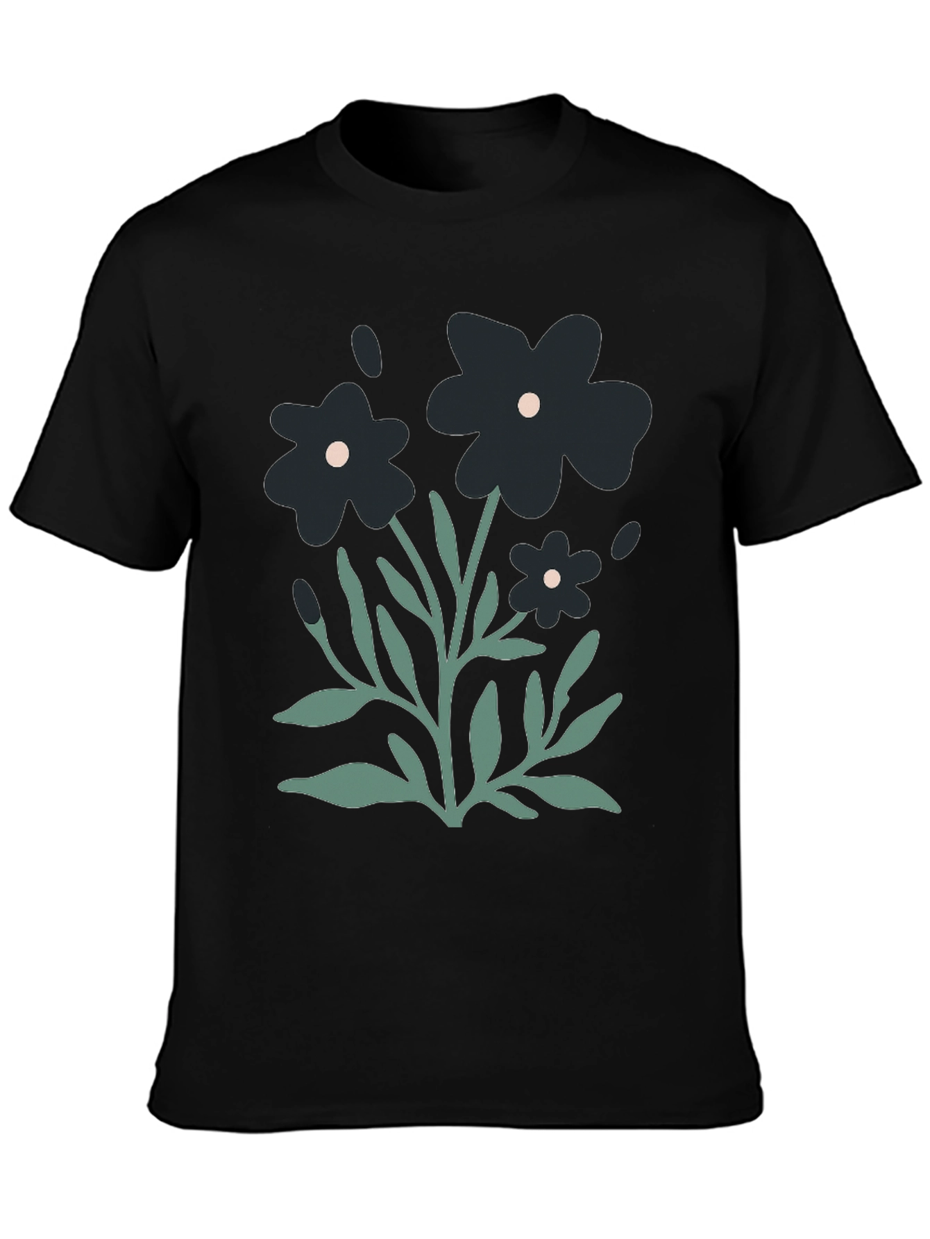 Floral Graphic Tee - Modern Casual Style