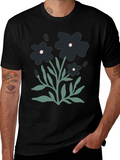 Floral Graphic Tee - Modern Casual Style