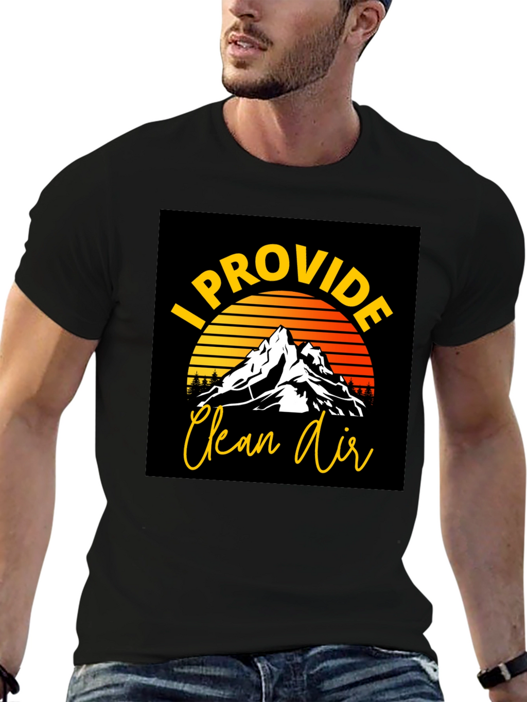 I Provide Clean Air Graphic T-Shirt