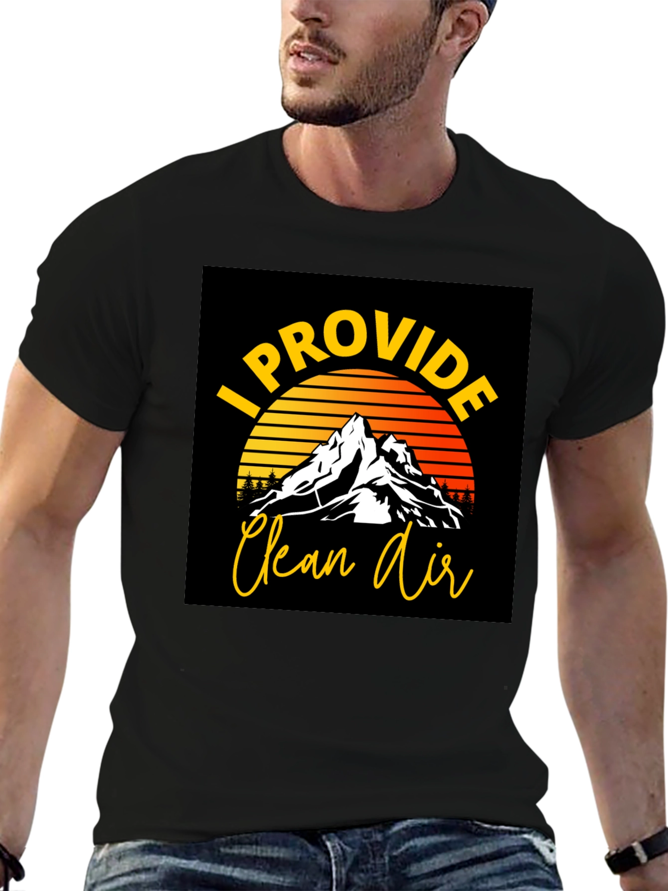 I Provide Clean Air Graphic T-Shirt