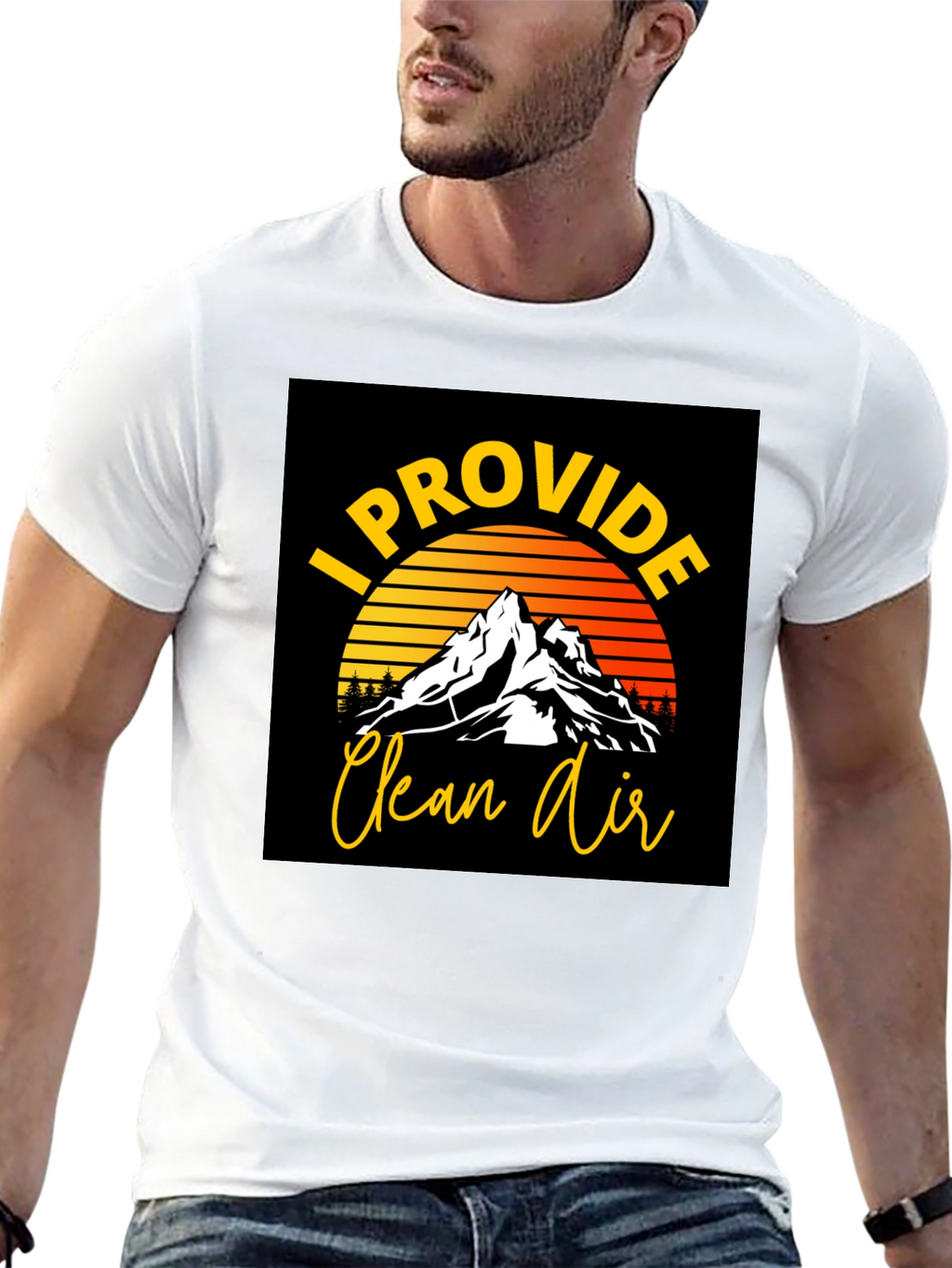 I Provide Clean Air Graphic T-Shirt