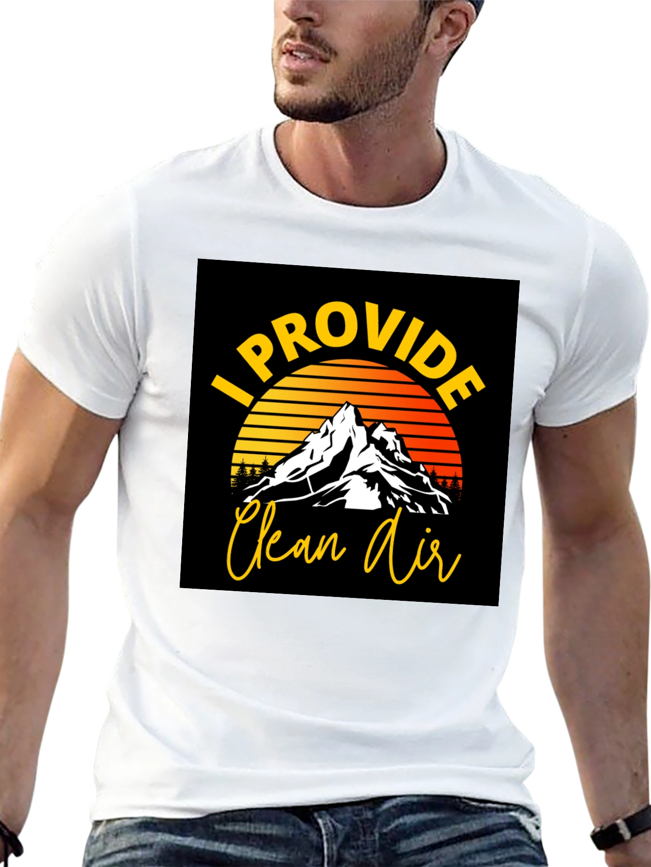 I Provide Clean Air Graphic T-Shirt