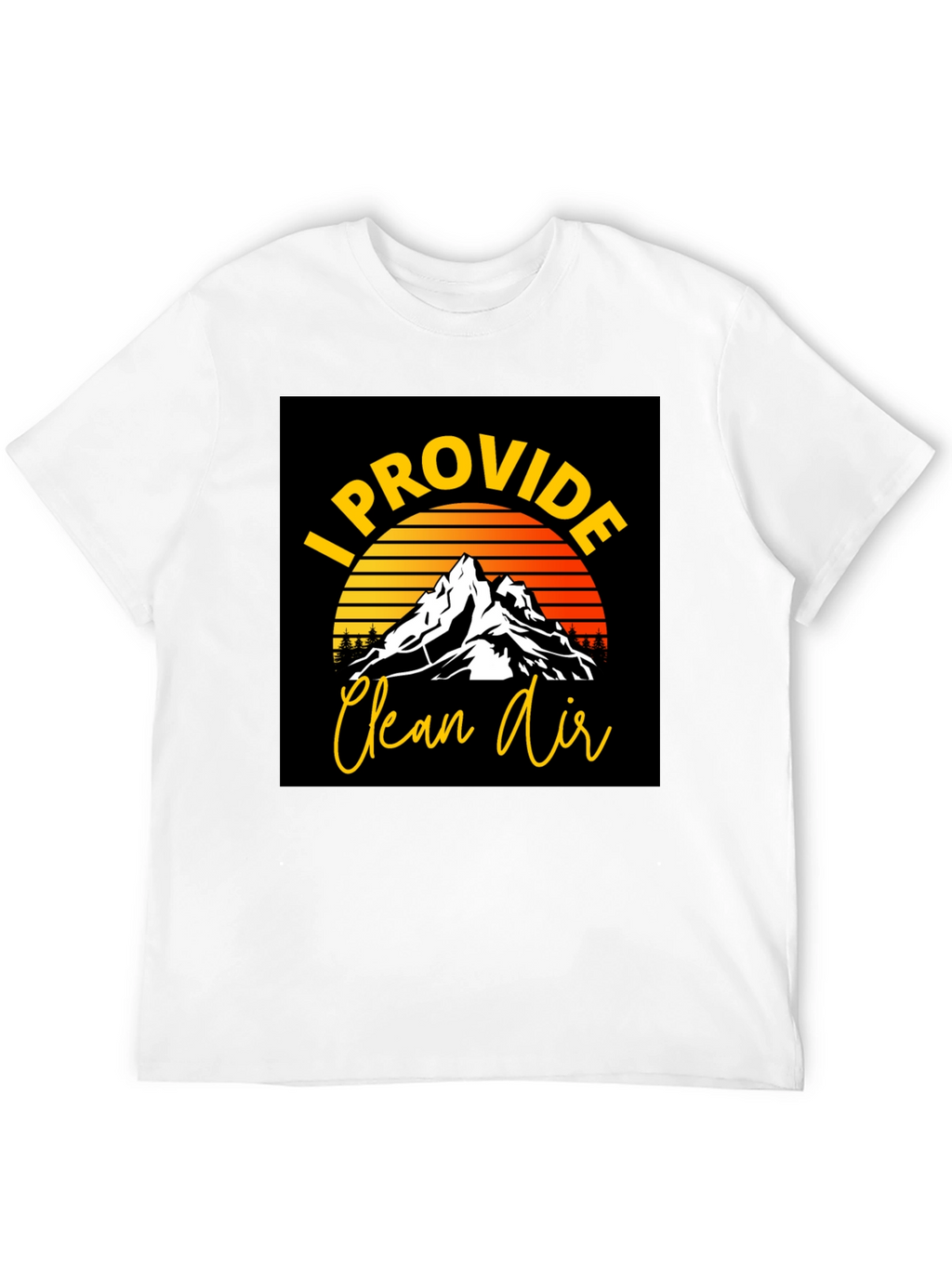 I Provide Clean Air Graphic T-Shirt