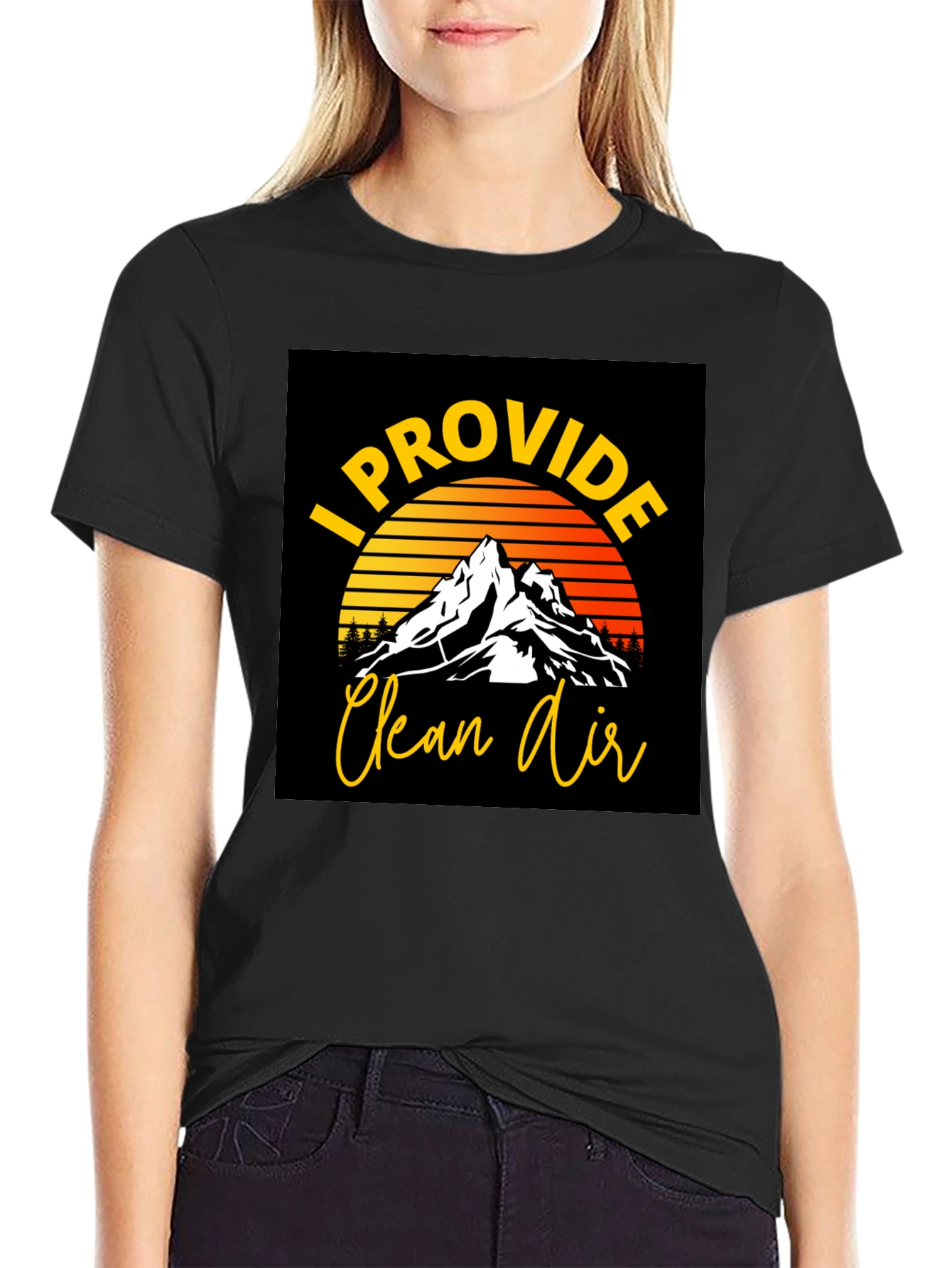 I Provide Clean Air Graphic T-Shirt
