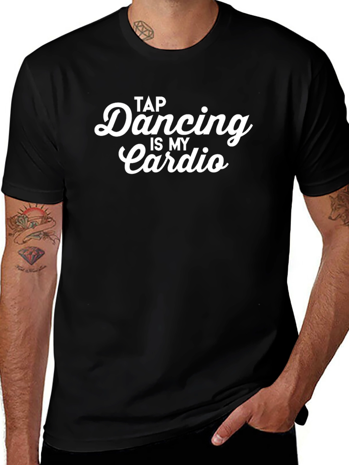 Tap Dancing is My Cardio Black T-Shirt