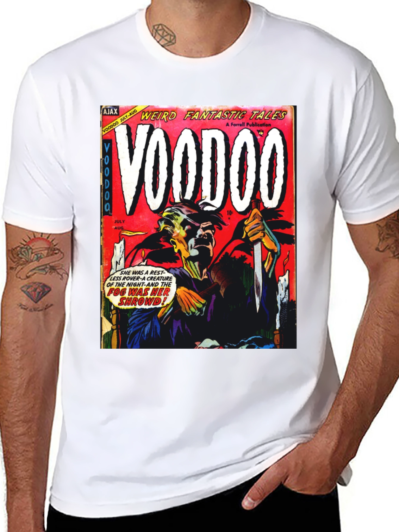 Voodoo Comic Book Cover T-Shirt