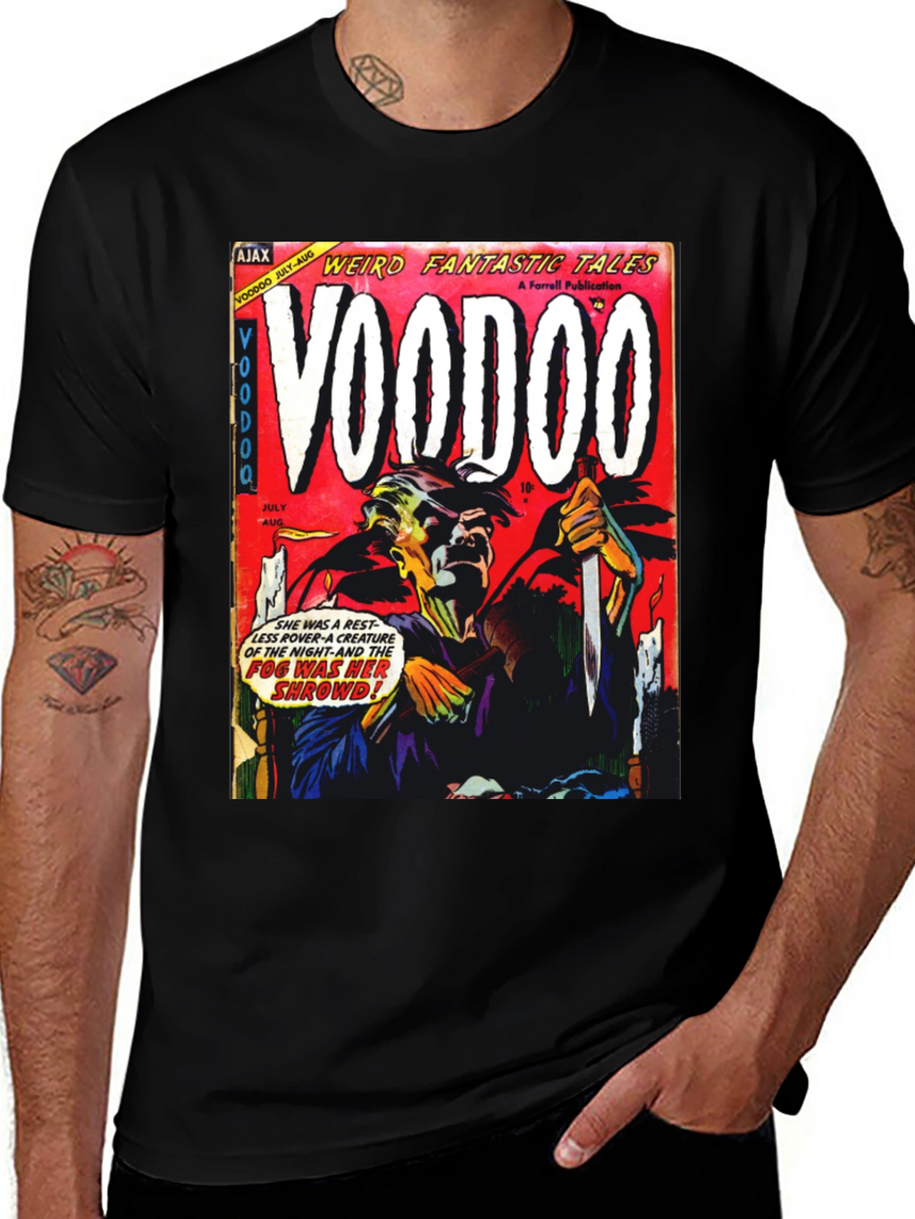 Voodoo Comic Book Cover T-Shirt