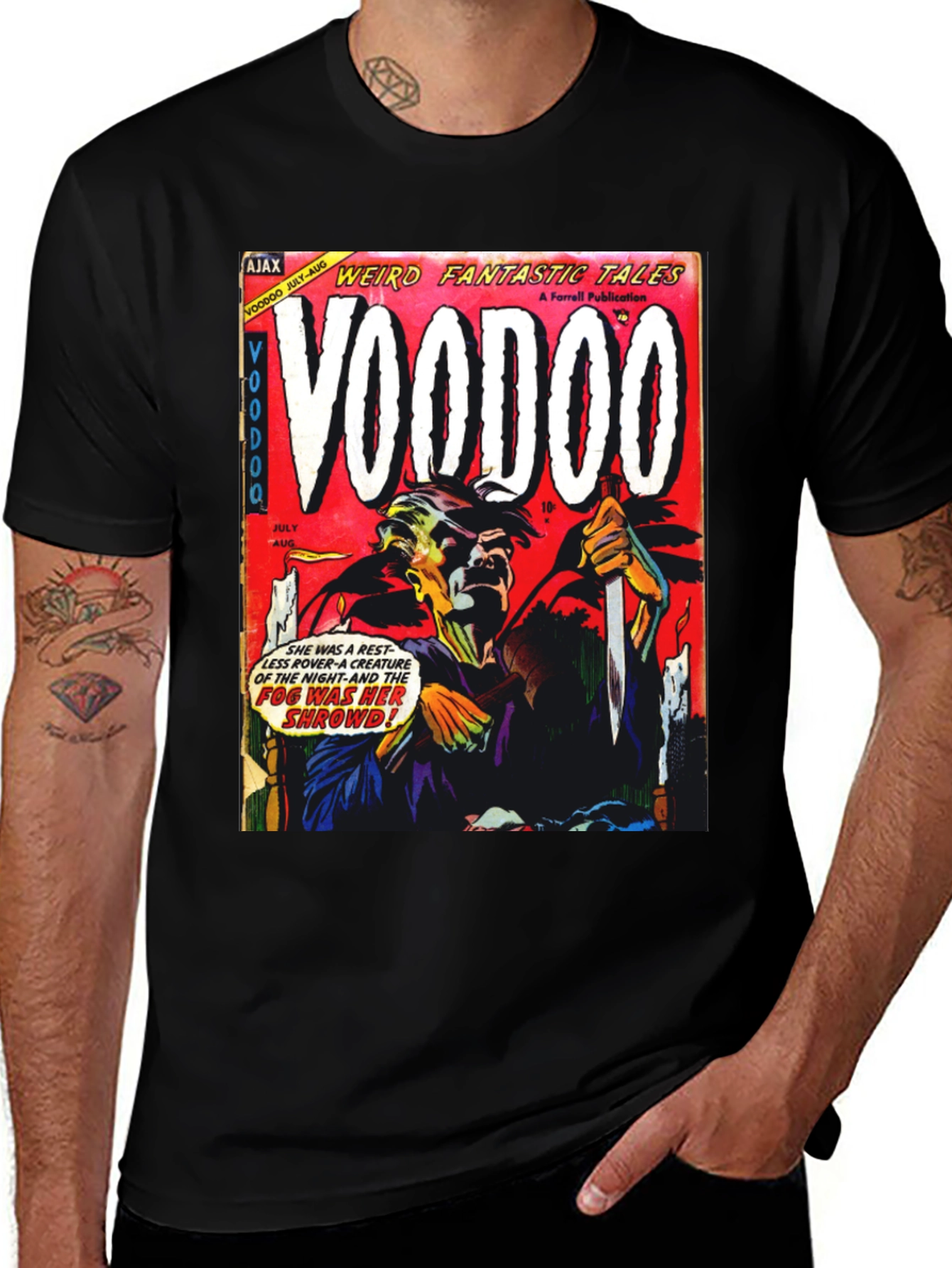 Voodoo Comic Book Cover T-Shirt